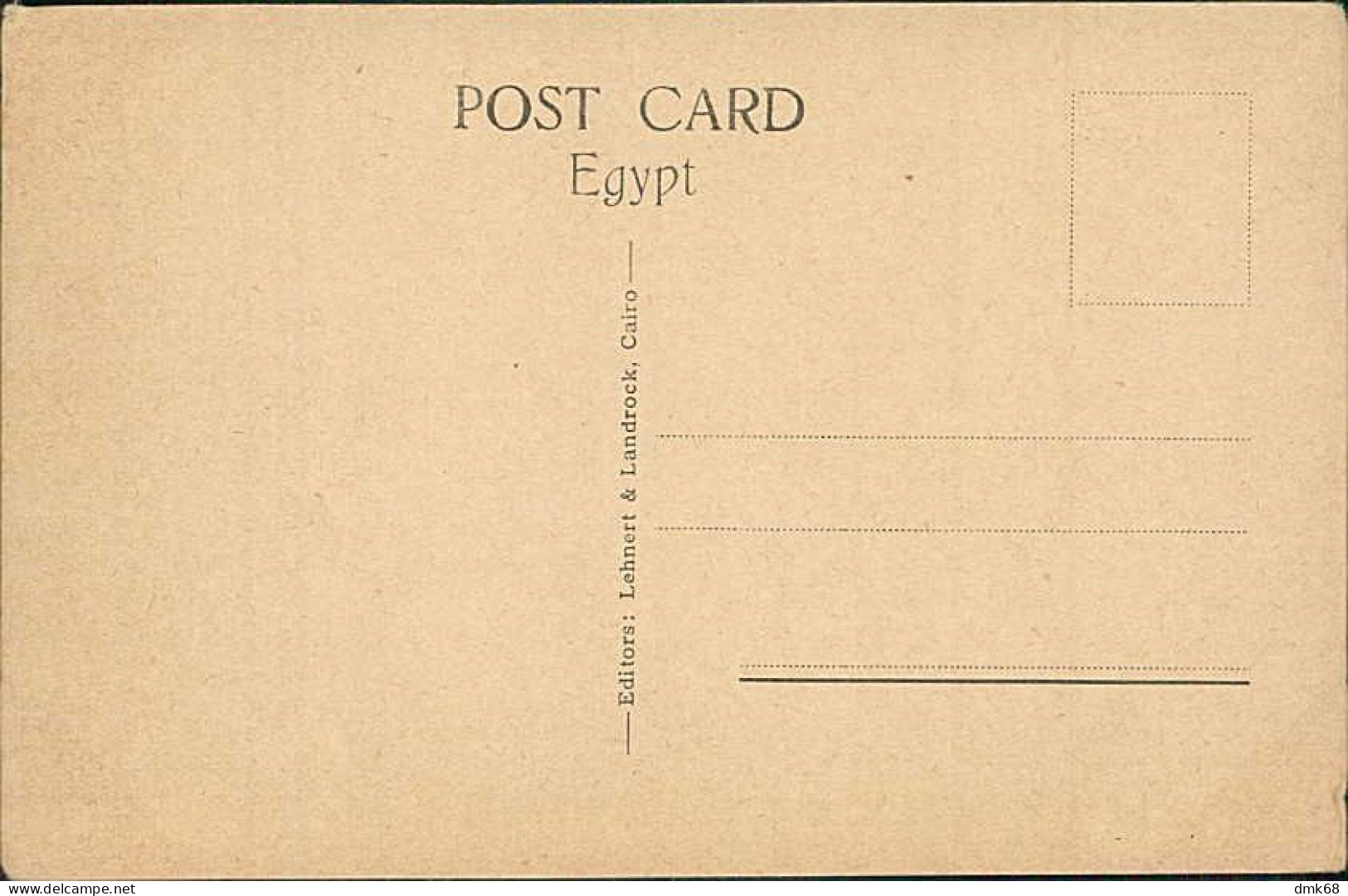 EGYPT - PORT SAID - POST OFFICE AND HOTEL DE LA POSTE ( 1344 ) EDIT. LEHNERT & LANDROCK - 1920s (12659) - Port Said