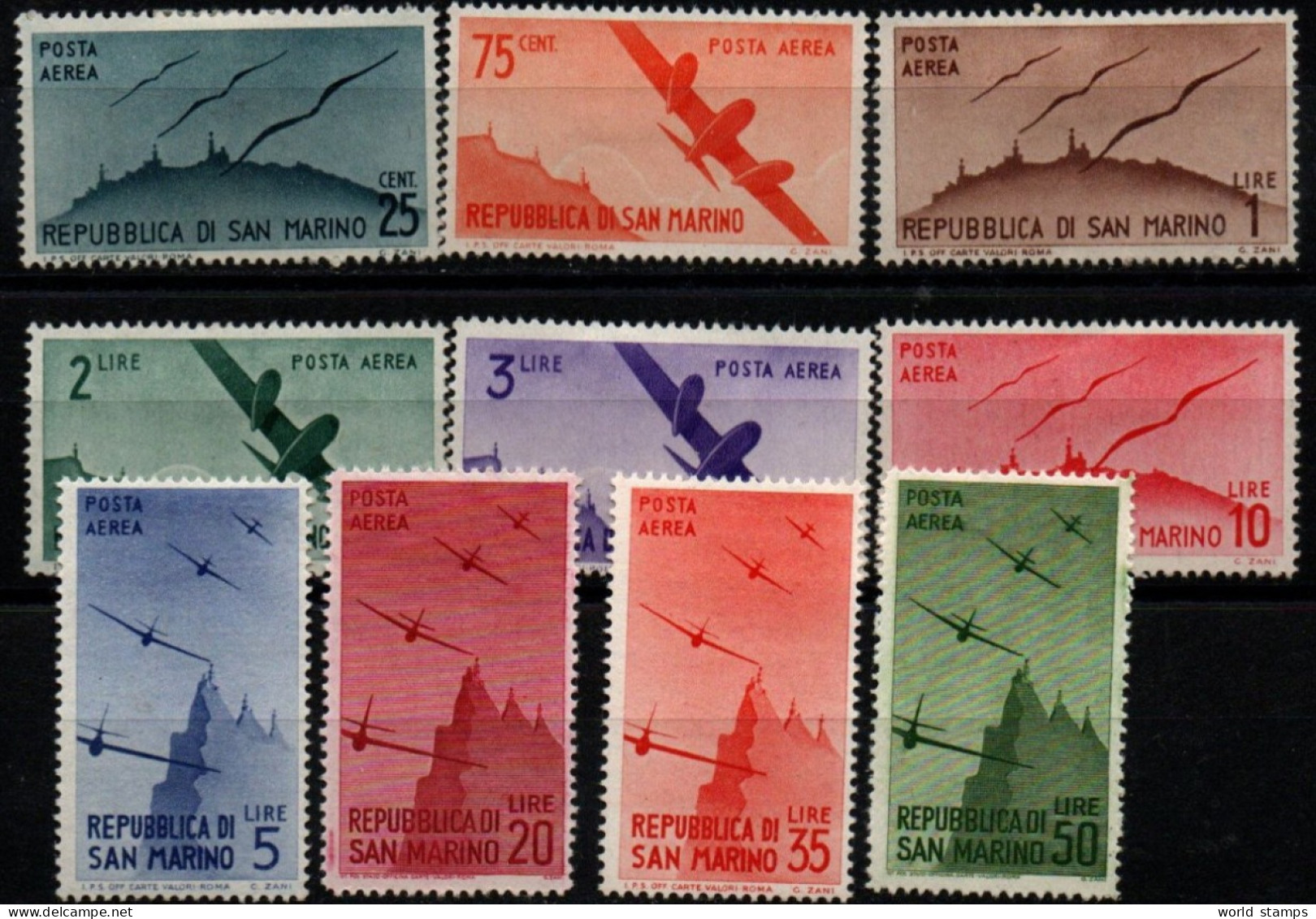 SAINT-MARIN 1946 * - Airmail