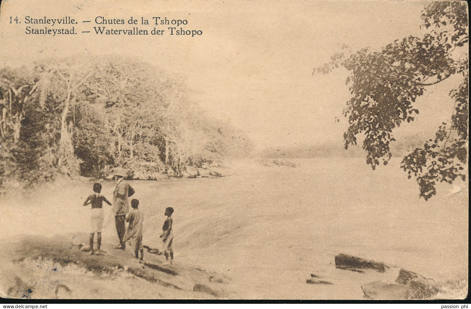 BELGIAN CONGO  PPS SBEP 66 VIEW 14 USED - Entiers Postaux