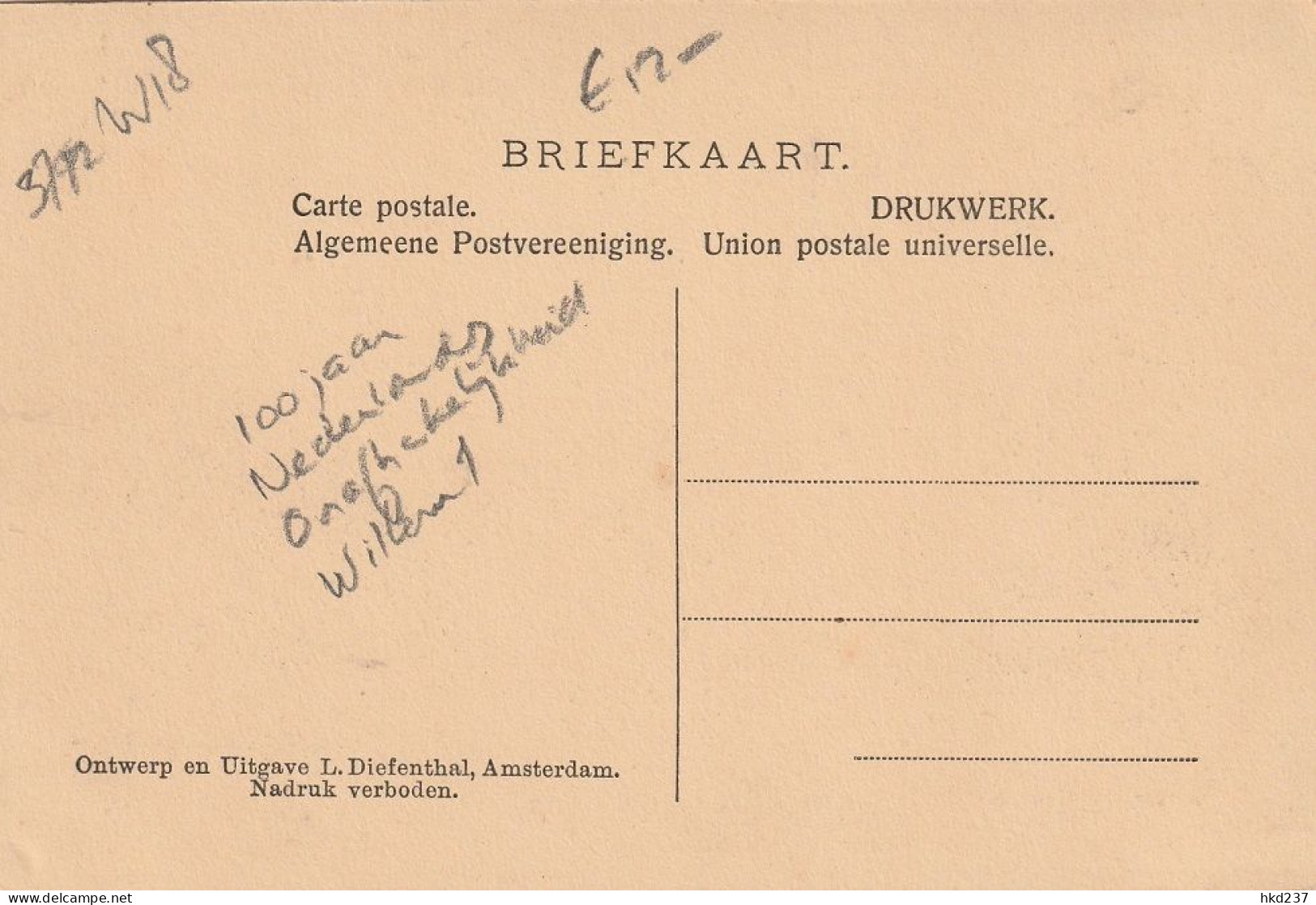 2xAK Amsterdam Damrak Met Beurs, Binnen Amstel 1813-1913 100 Jaar Onafhankelijkheid Willem I Gevelsteen   3792 - Amsterdam