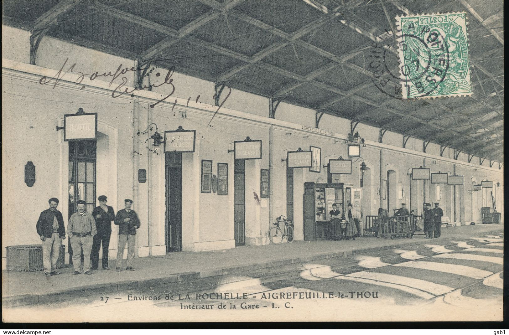 17 --- Environs De La Rochelle - Aigrefeuille - Le - Thou --- Interieur De La Gare - Autres & Non Classés