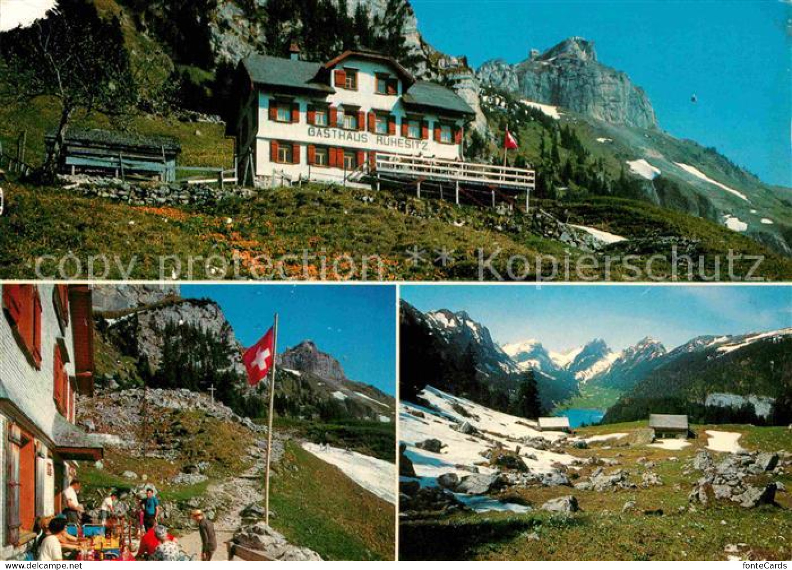 12780169 Bruelisau Gasthaus Ruhsitz Am Weg Zum Hohen Kasten Appenzeller Alpen Br - Altri & Non Classificati