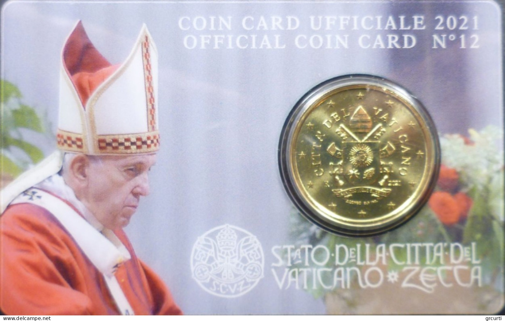Vaticano - 50 Centesimi 2021 - Coincard N. 12 - UC# 6 - Vaticaanstad