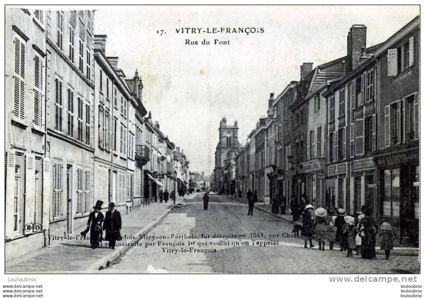 51 VITRY LE FRANCOIS RUE DU PONT   ELD N°17 - Vitry-le-François