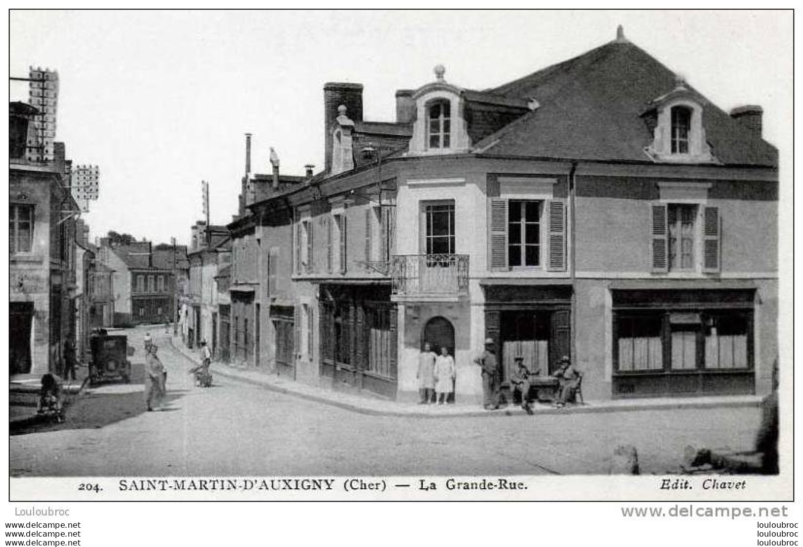 18 SAIN MARTIN D'AUXIGNY LA GRANDE RUE EDIT CHAVET - Andere & Zonder Classificatie