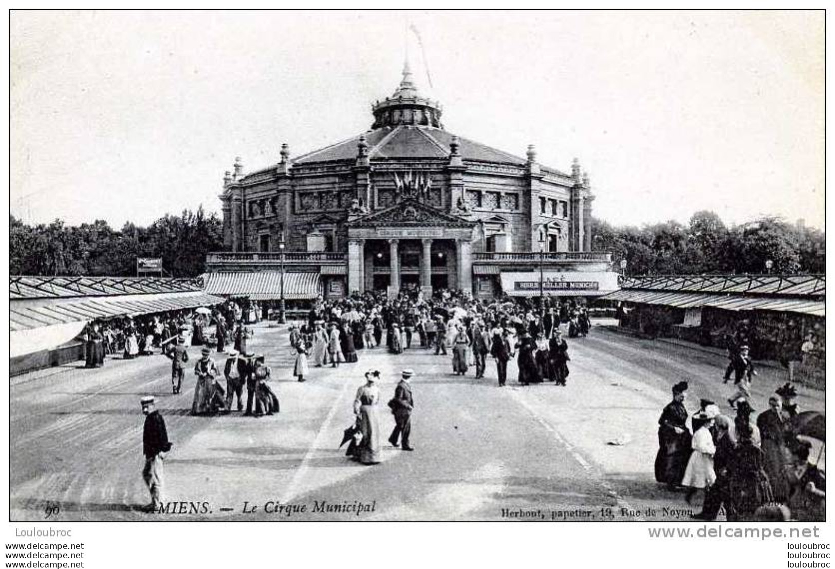 80 AMIENS LE CIRQUE MUNICIPAL EDIT HERBOUT - Amiens