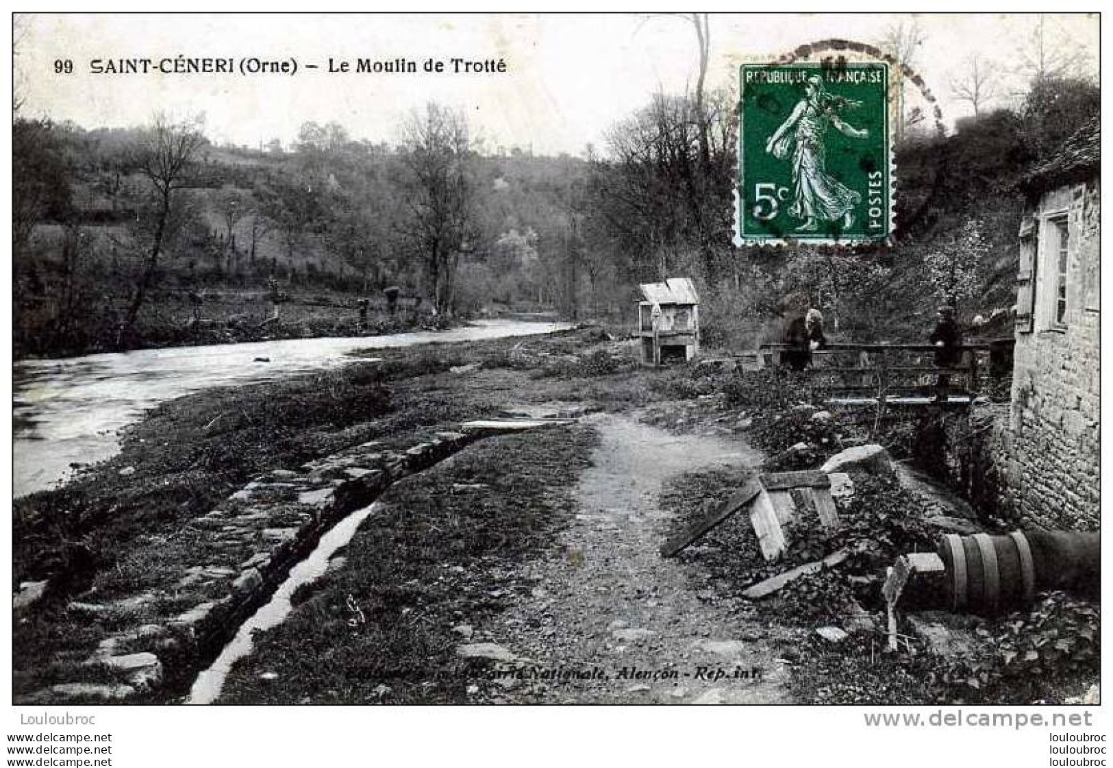 61 SAINT CENERI LE MOULIN DE TROTTE VOYAGEE 1912 - Altri & Non Classificati