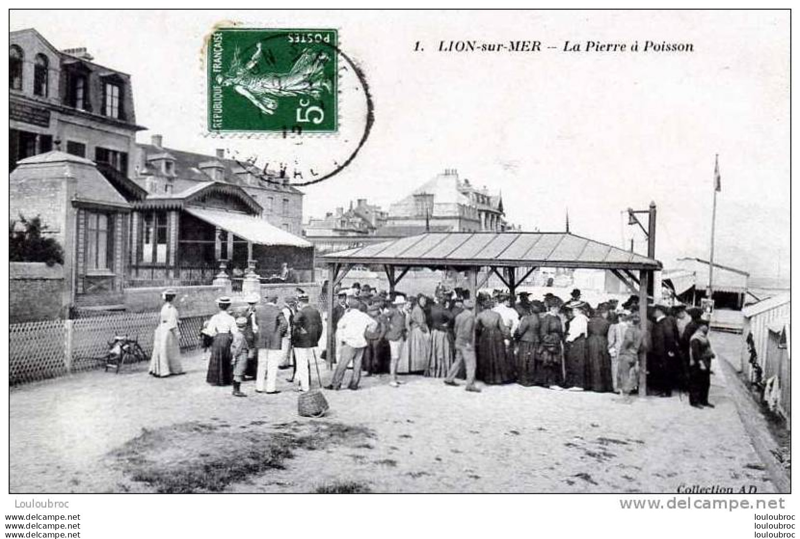 14 LION SUR MER LA PIERRE A POISSON COLL AD - Autres & Non Classés