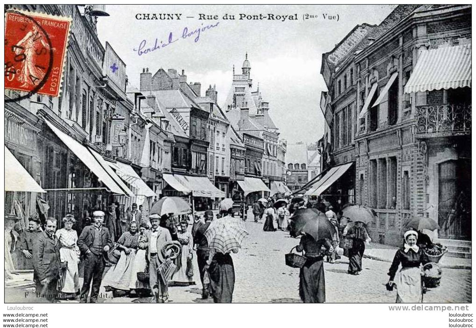 02 CHAUNY RUE DU PONT ROYAL  2EM VUE - Chauny