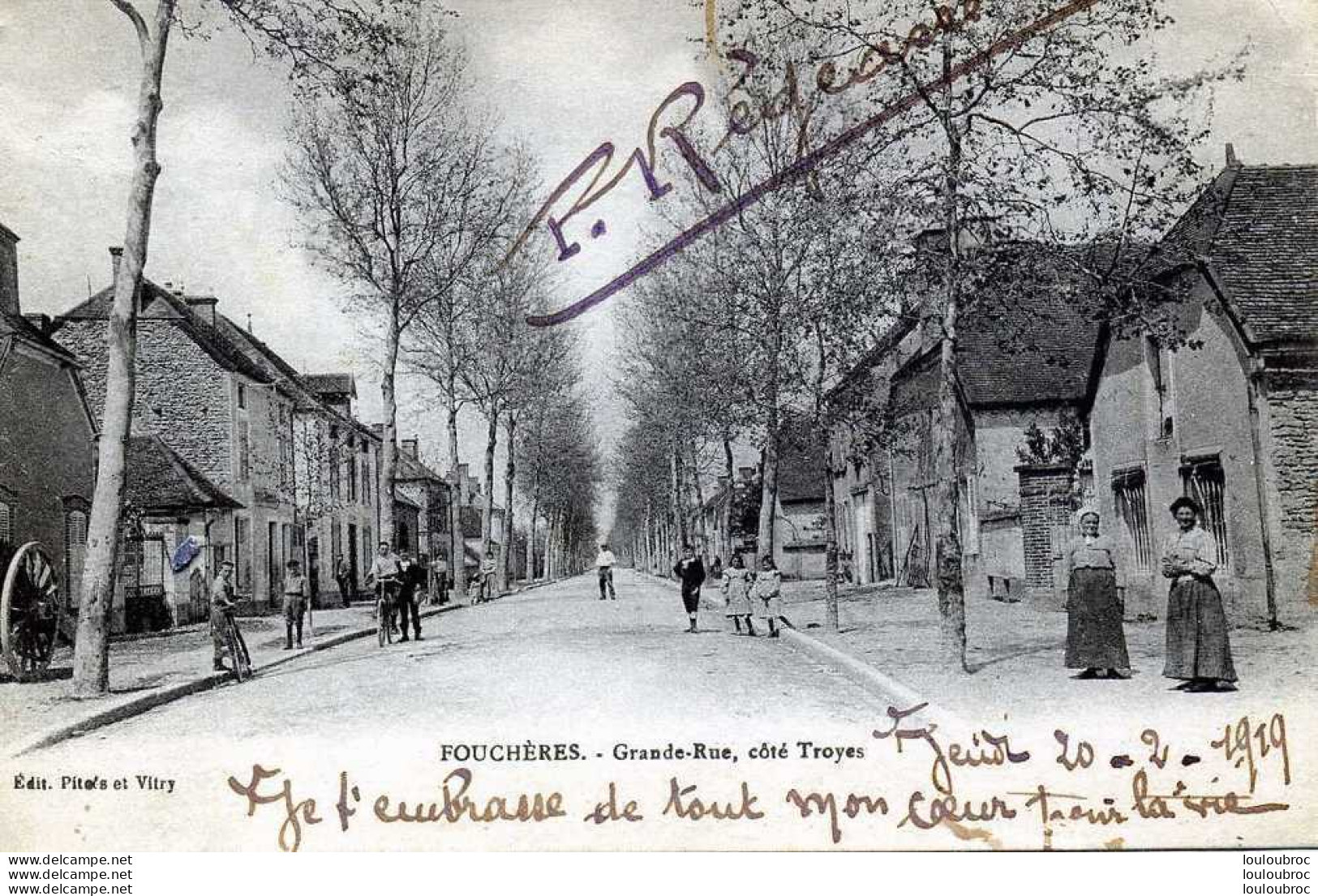 10 FOUCHERES GRANDE RUE COTE TROYES - Autres & Non Classés