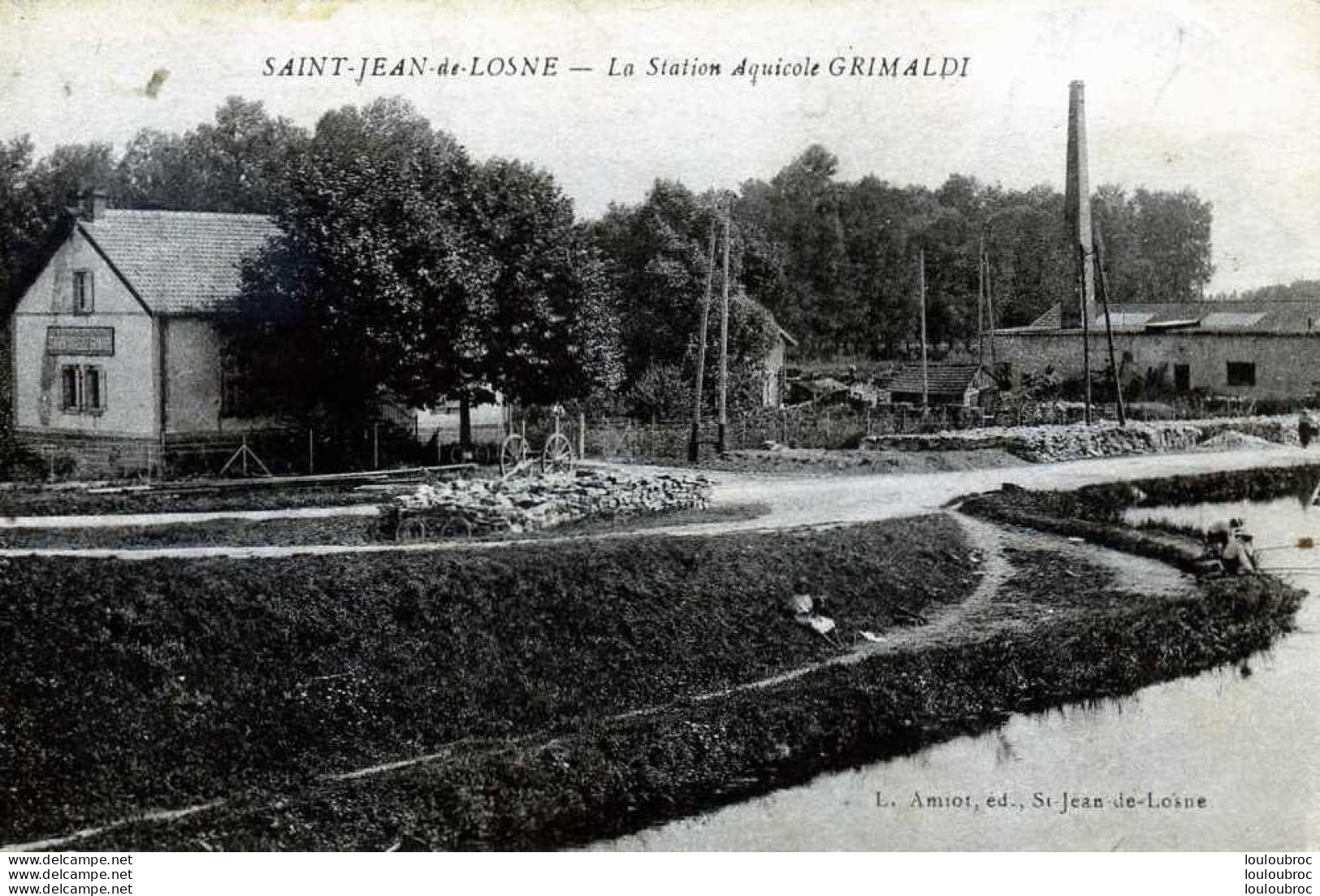 21 SAINT JEAN DE LOSNE LA STATION AQUICOLE GRIMALDI - Andere & Zonder Classificatie