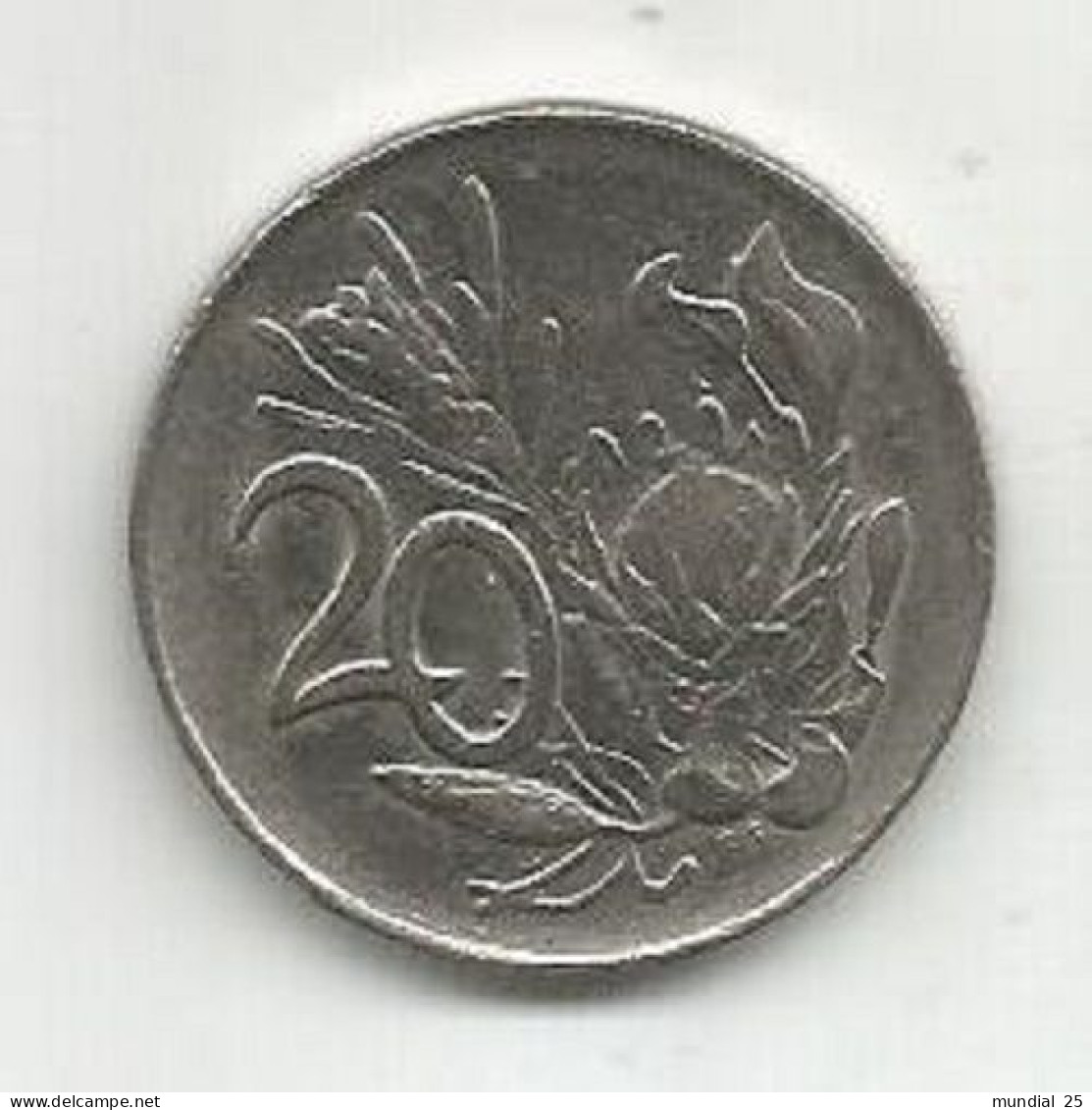 SOUTH AFRICA 20 CENTS 1984 - Afrique Du Sud