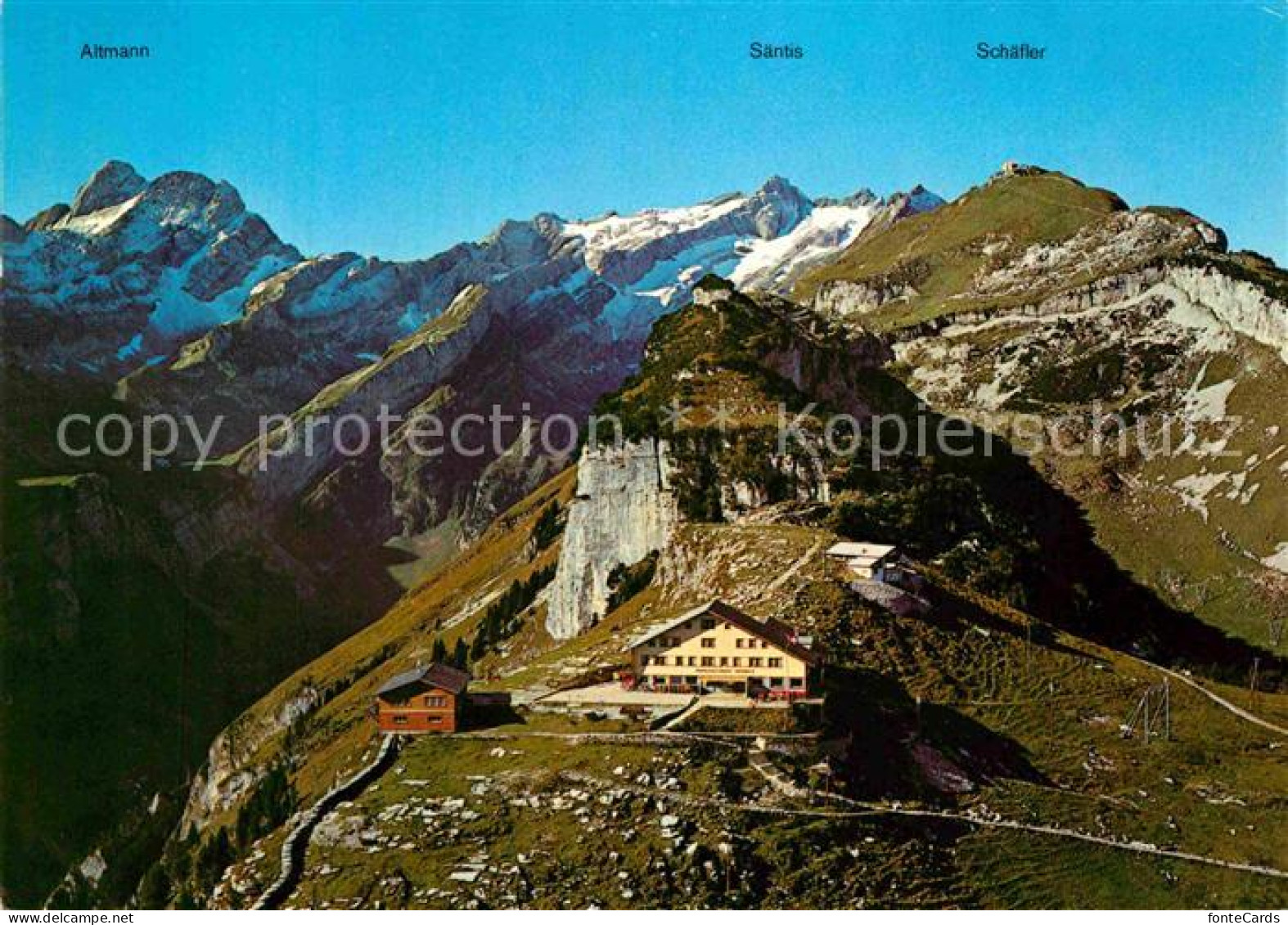 12778747 Ebenalp Berggasthaus Gegen Schaefler Saentis Altmann Appenzeller Alpen  - Altri & Non Classificati