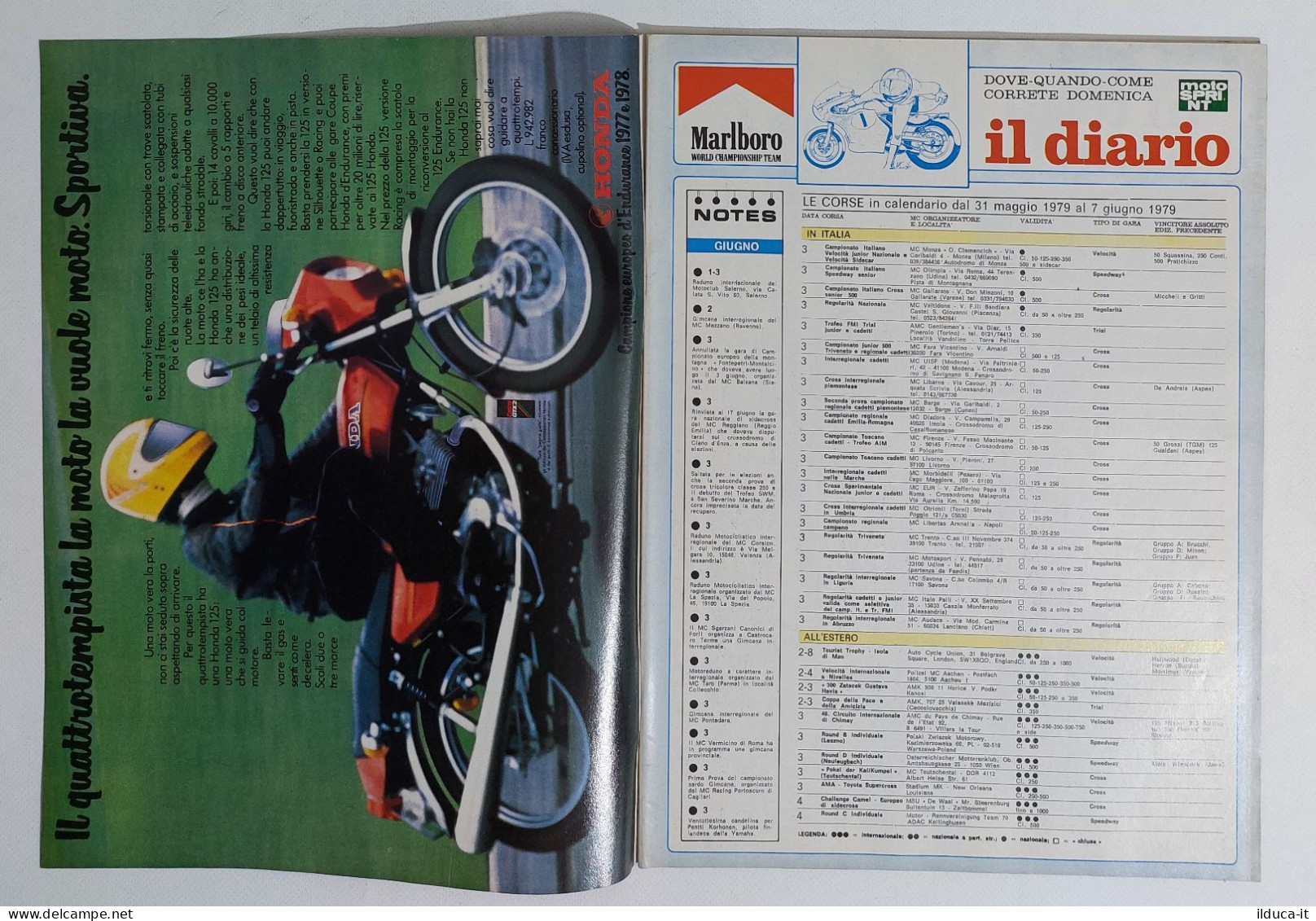 54007 Motosprint 1979 A. IV N. 22 - Vespino Gilera / Herron - Motoren