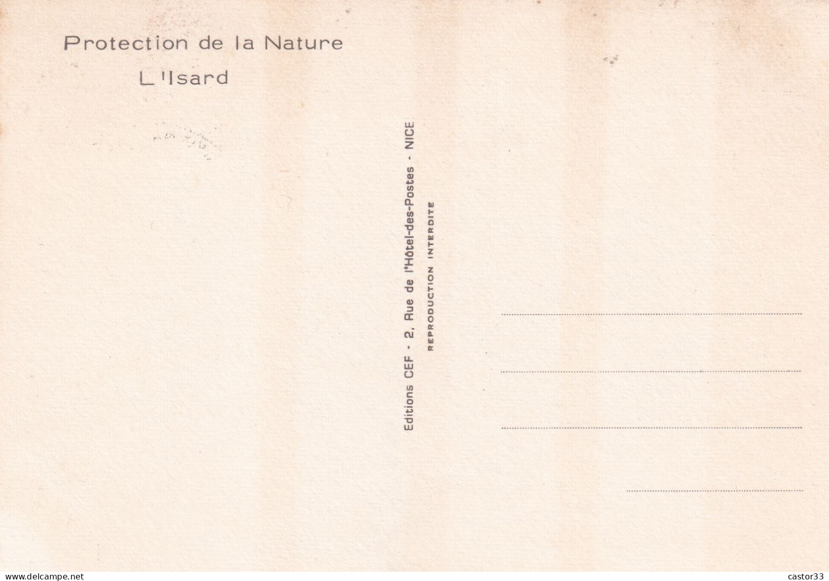 1er Jour, ISARD, Parc National Des Pyrénées Occidentales - 1970-1979