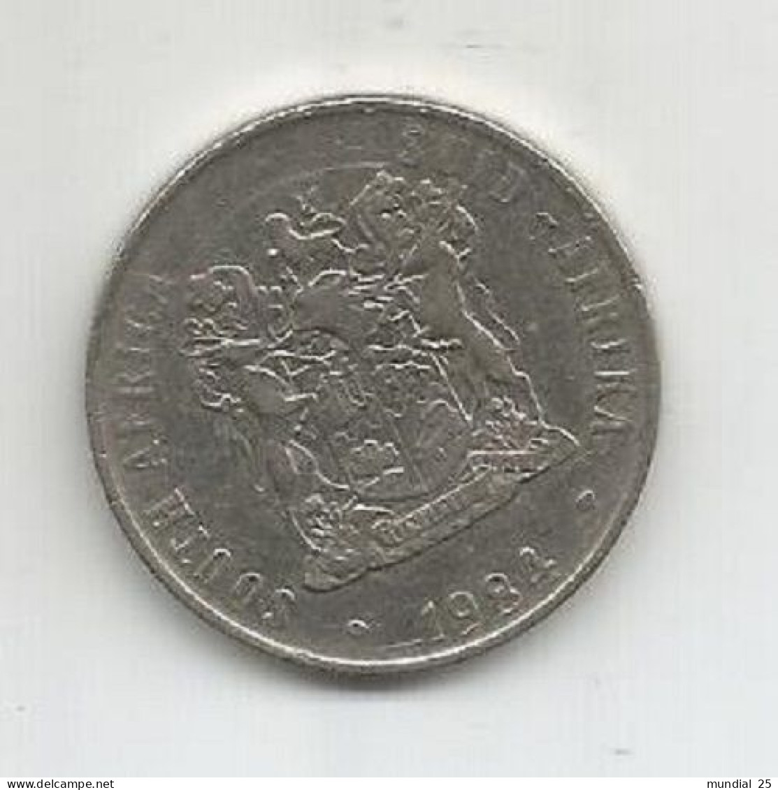 SOUTH AFRICA 50 CENTS 1984 - South Africa