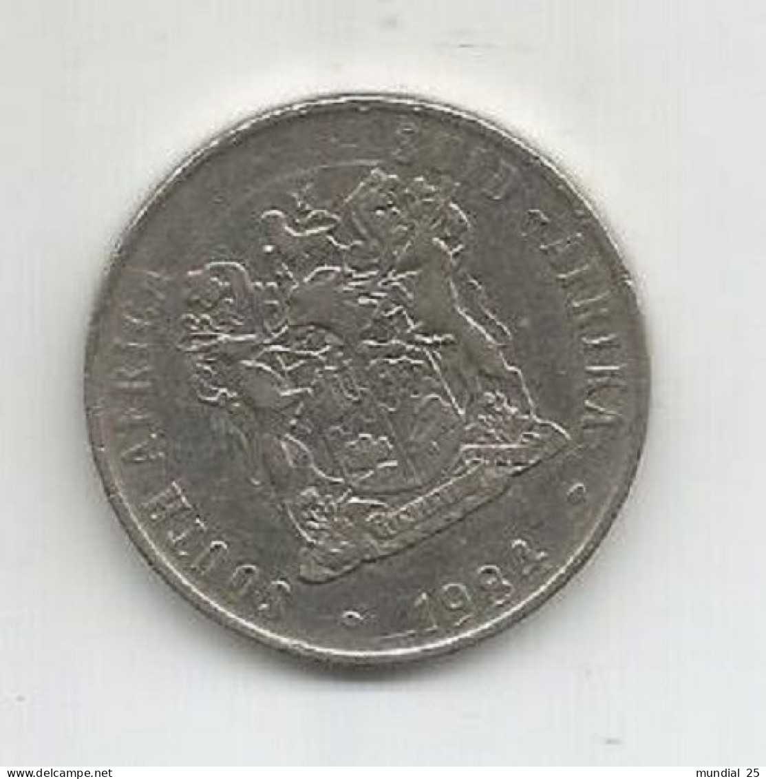 SOUTH AFRICA 50 CENTS 1984 - Sud Africa