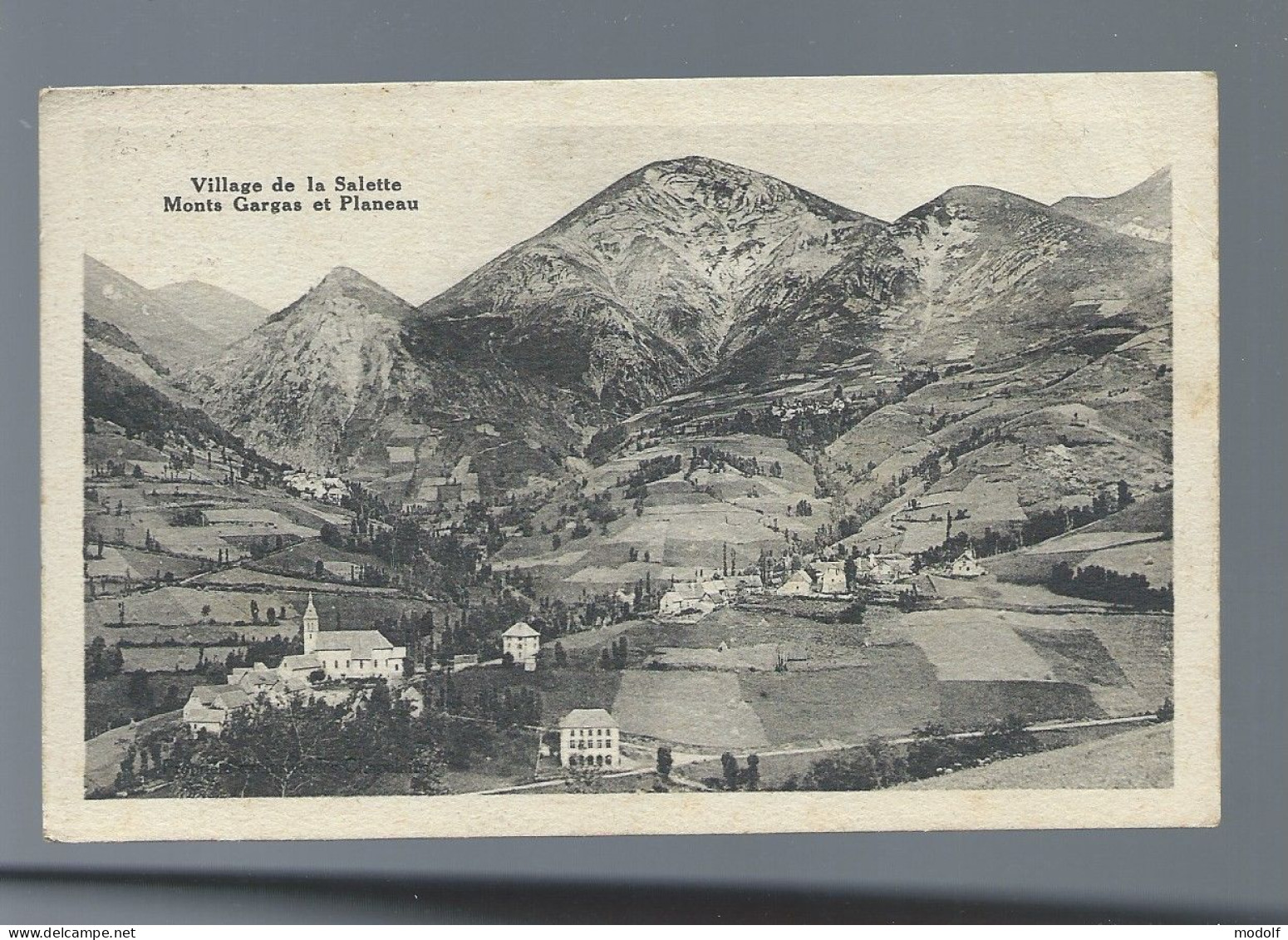 CPA - 38 - Village De La Salette - Mont Gargas Et Planeau - Circulée En 1932 - La Salette
