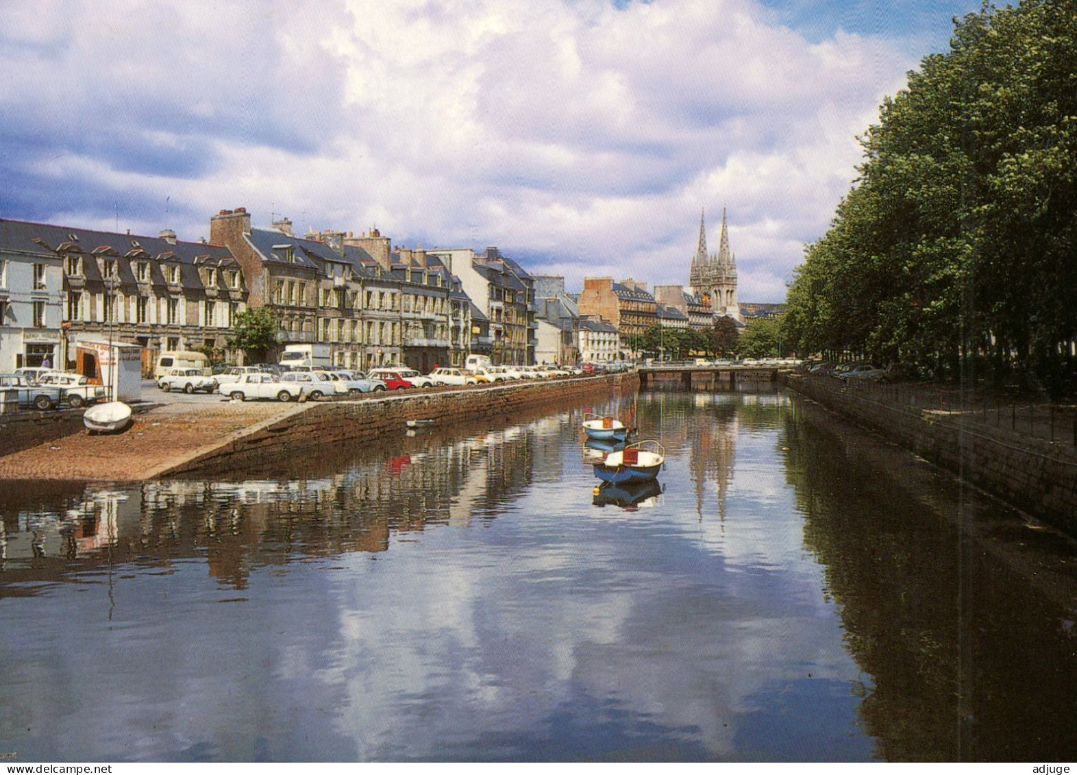 CPM-29- QUIMPER - L'ODET à Marée Haute ** TBE**2 Scans - Quimper