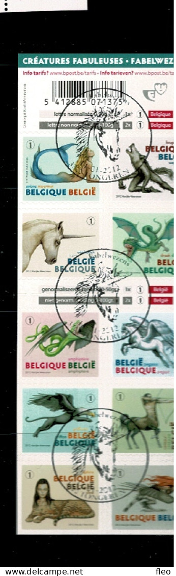 2012 B125 (4115/4124) Postfris Met 1édag Stempel : HEEL MOOI ! MNH Avec Cachet 1er Jour :  Fabelwezens - Créatures Fabul - 1997-… Permanent Validity [B]