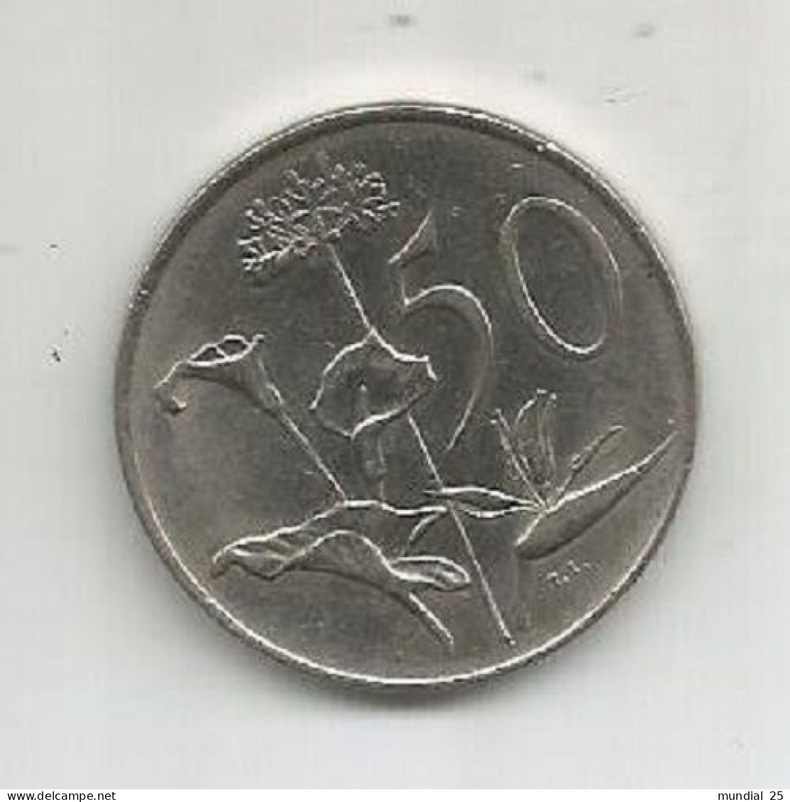 SOUTH AFRICA 50 CENTS 1987 - Afrique Du Sud