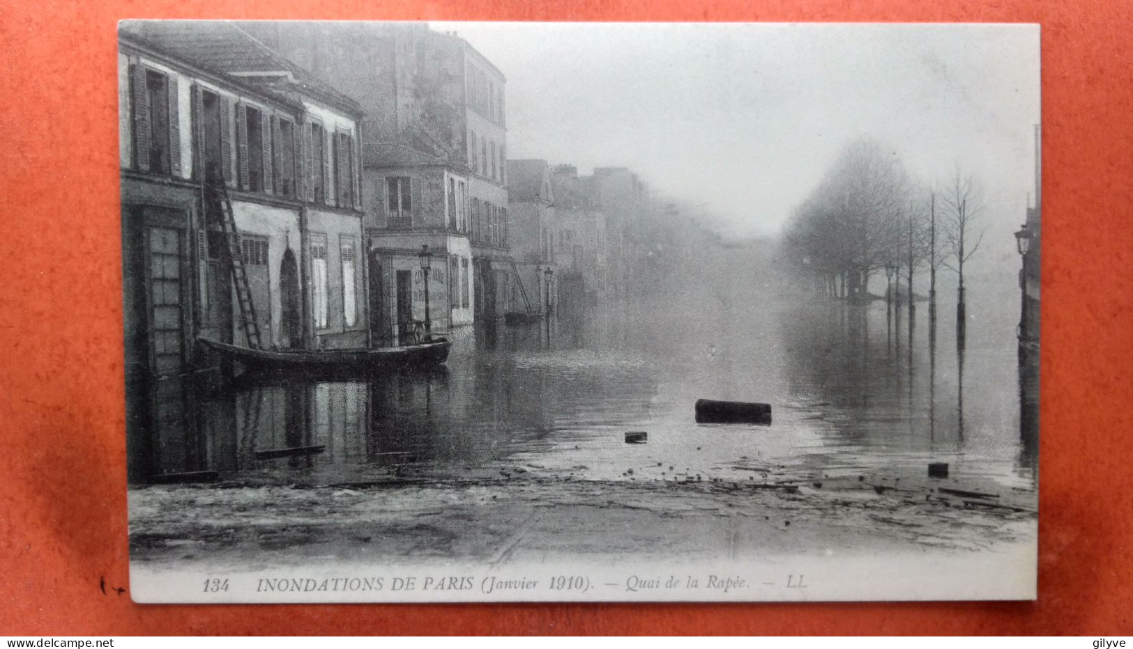 CPA (75) Inondations De Paris.1910. Quai De La Rapée.  (7A.828) - Überschwemmung 1910