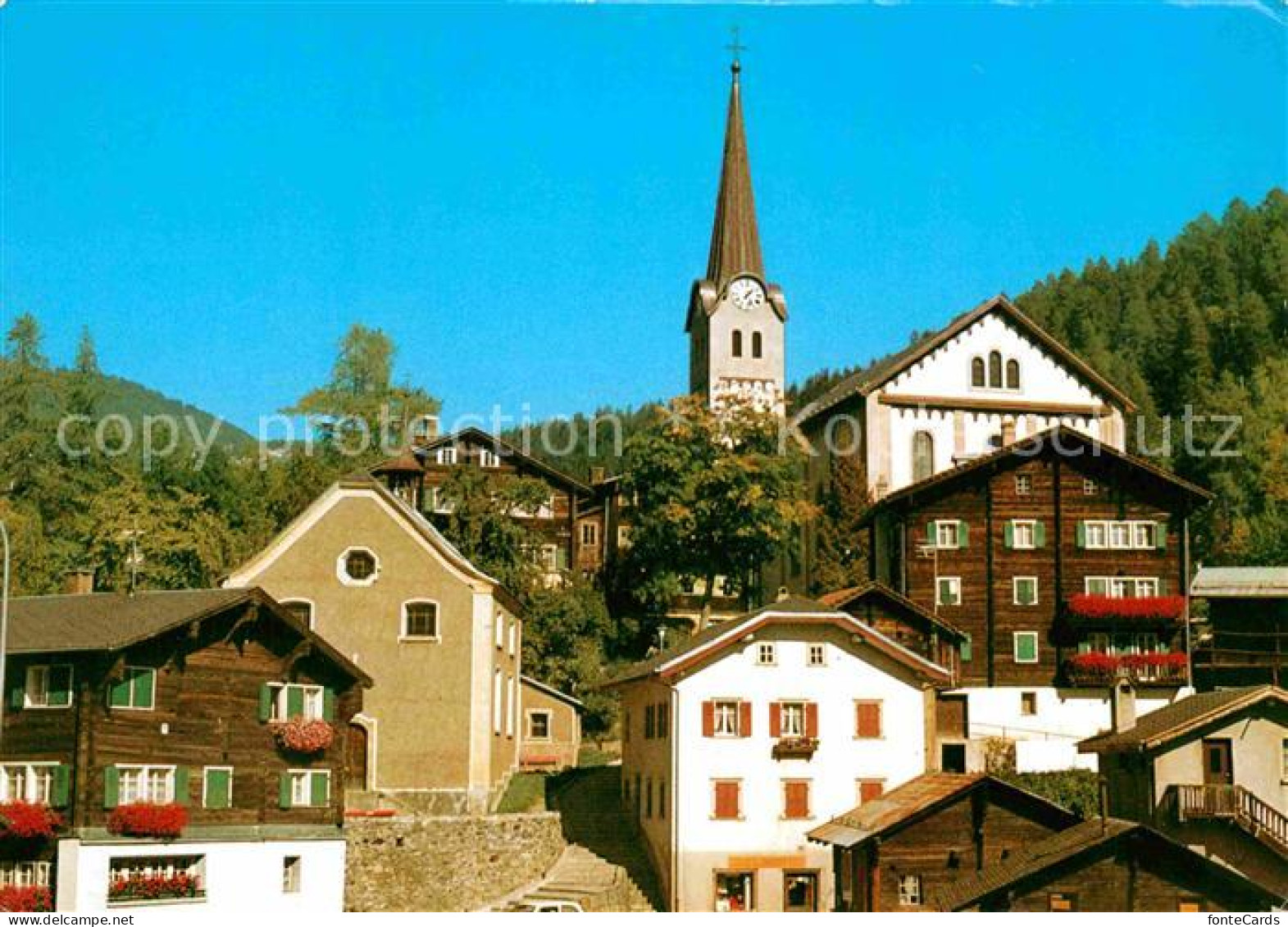 12772817 Fiesch Pfarrkirche Fiesch - Sonstige & Ohne Zuordnung