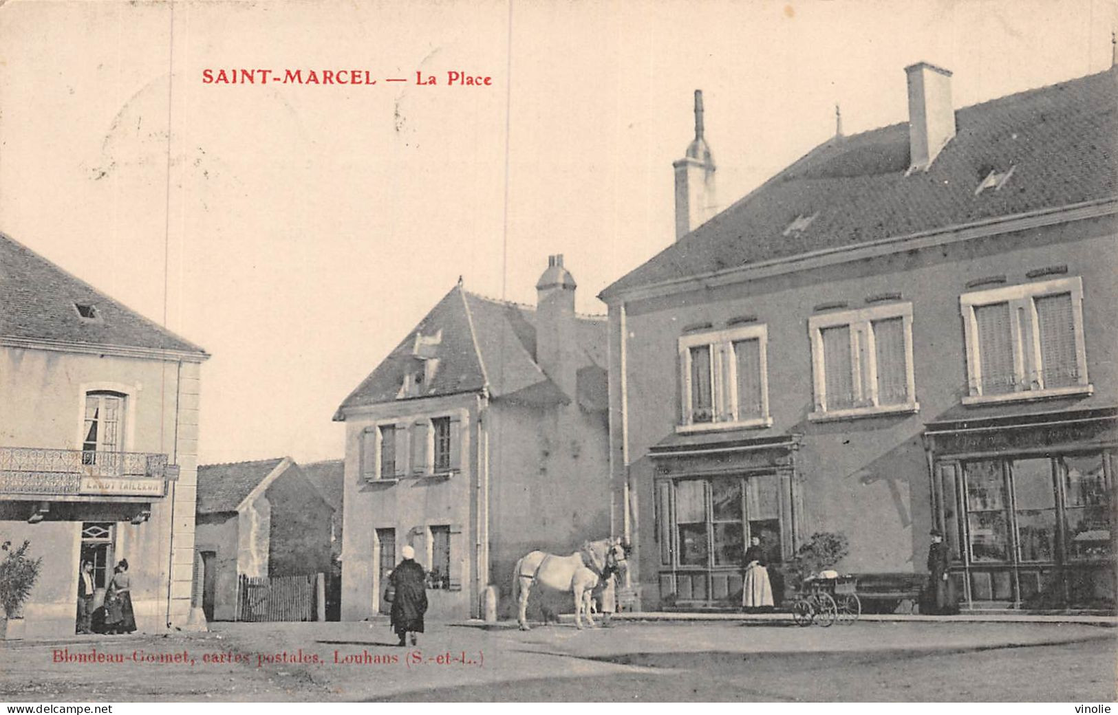 P-24-Mi-Is-1970 : SAINT-MARCEL. LA PLACE - Sonstige & Ohne Zuordnung