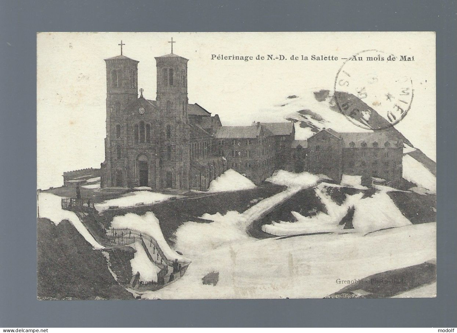 CPA - 38 - Pèlerinage De N.-D. De La Salette - Au Mois De Mai - Circulée En 1936 - La Salette
