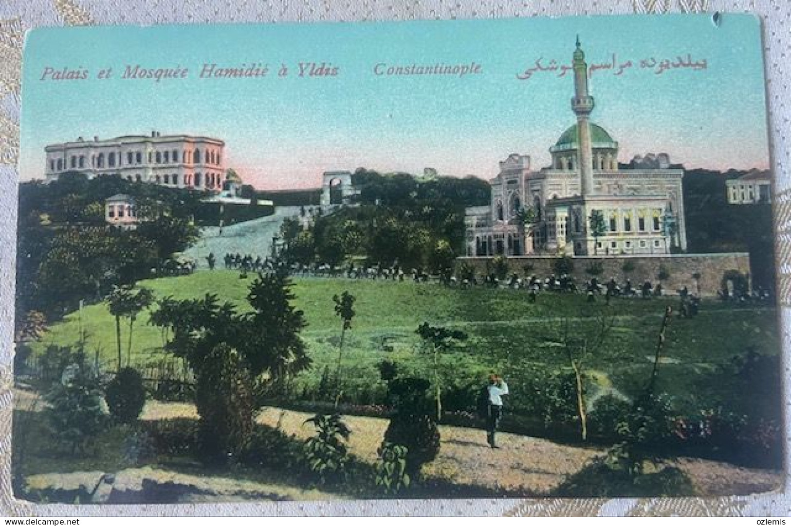 TURKEY,TURKEI,TURQUIE ,OTTOMAN ,CONSTANTINOPLE ,PALAIS ET MOSQUE HAMIDIE A YILDIZ  , ,POSTCARD - Türkei