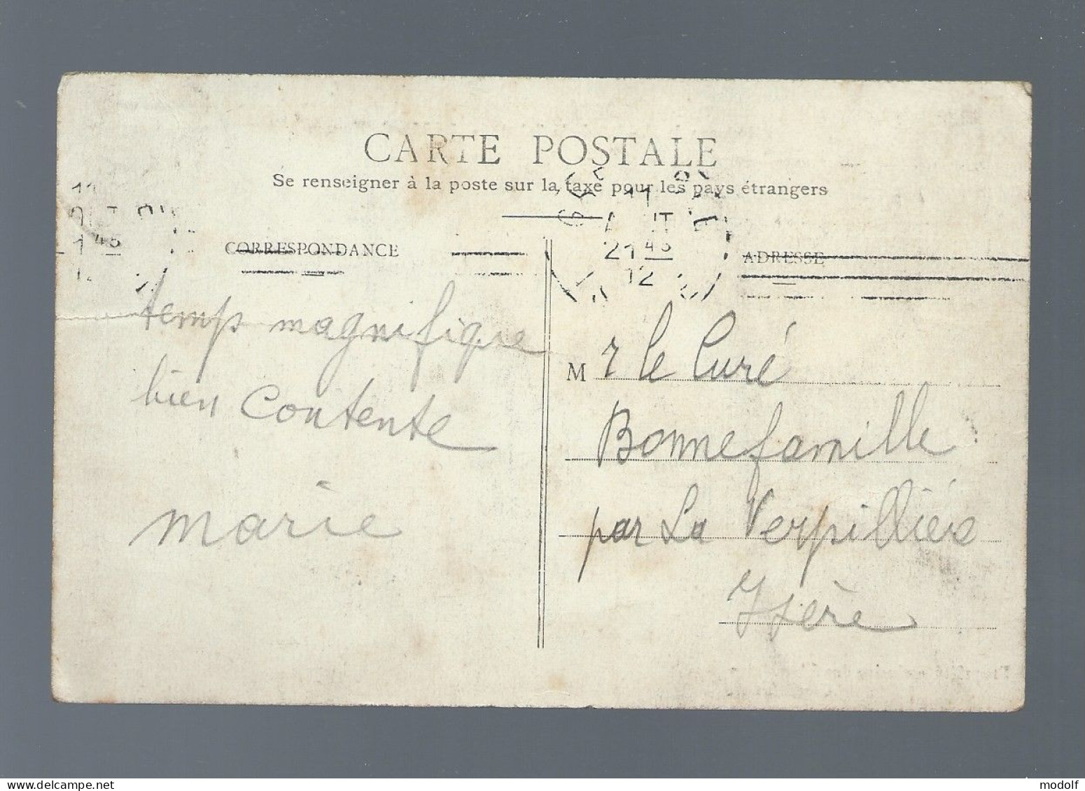 CPA - 38 - Pèlerinage De N.-D. De La Salette - La Mer De Nuages - Circulée En 1912 - La Salette