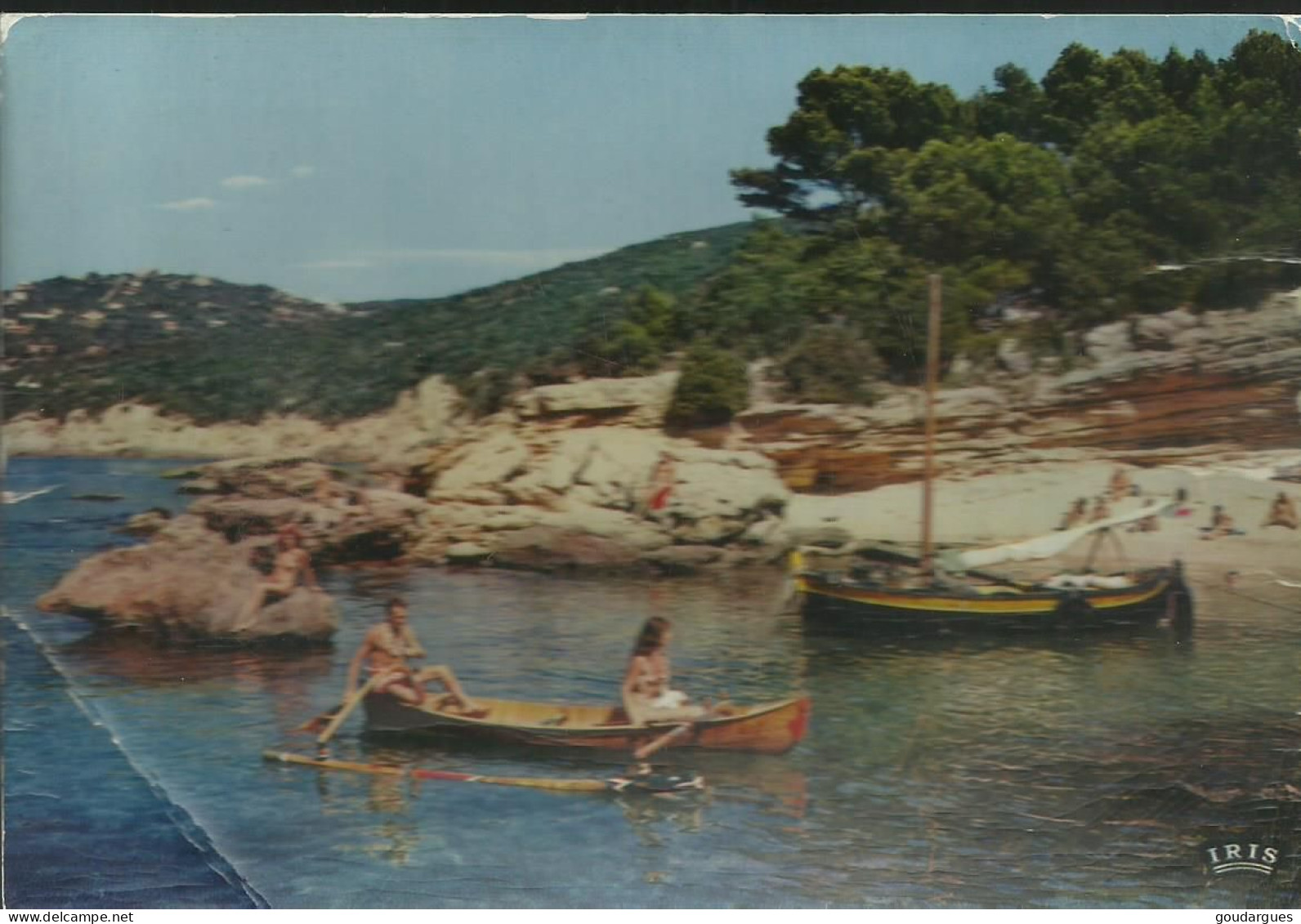 Ile Du Levant - La Plage Des Grottes - Flamme De La Londe Les Maures 1959 - (P) - Other & Unclassified