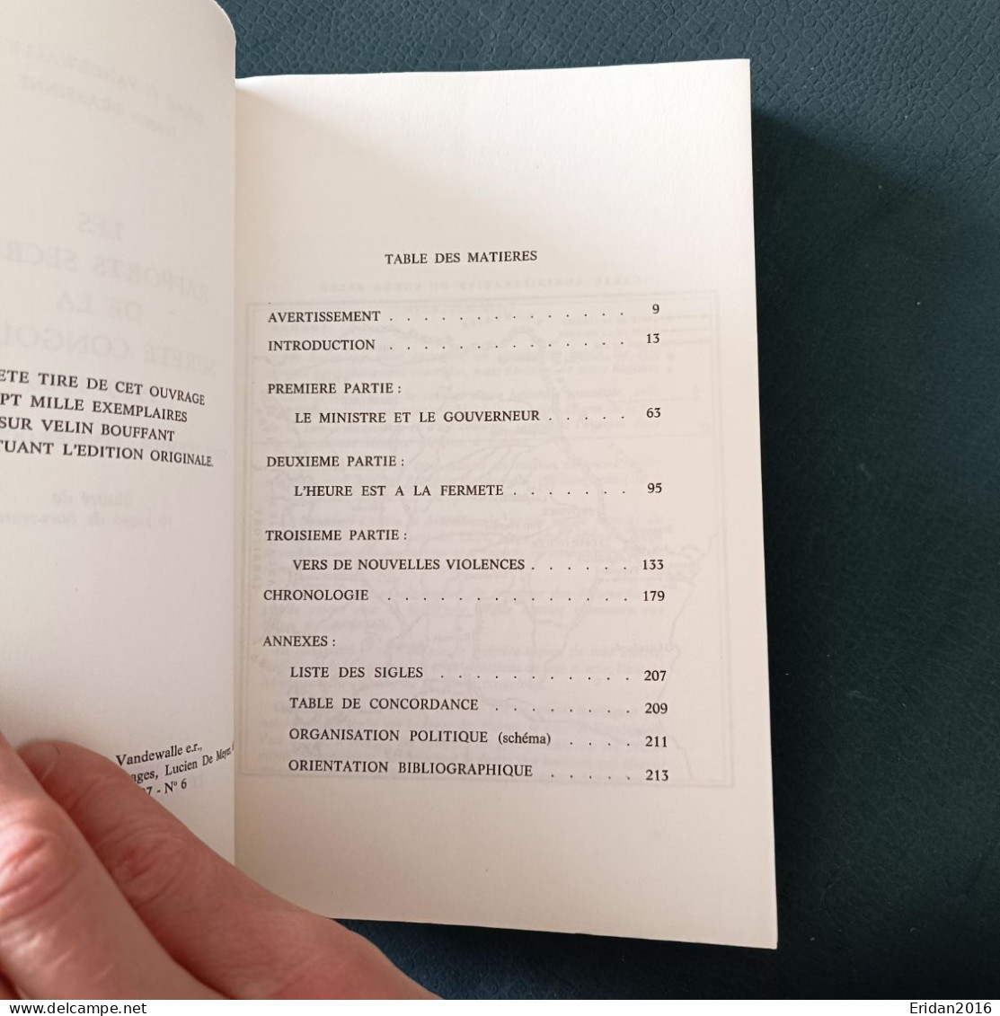 Les Rapports Secrets De La Sûreté Congolaise T1  : Janvier 1959 à Octobre 1959 : GRAND FORMAT - Histoire