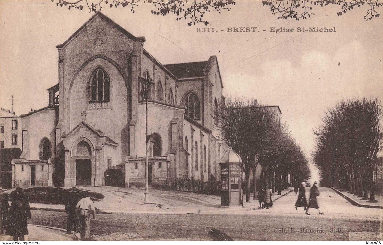 Brest * Rue , Place Et église St Michel - Brest