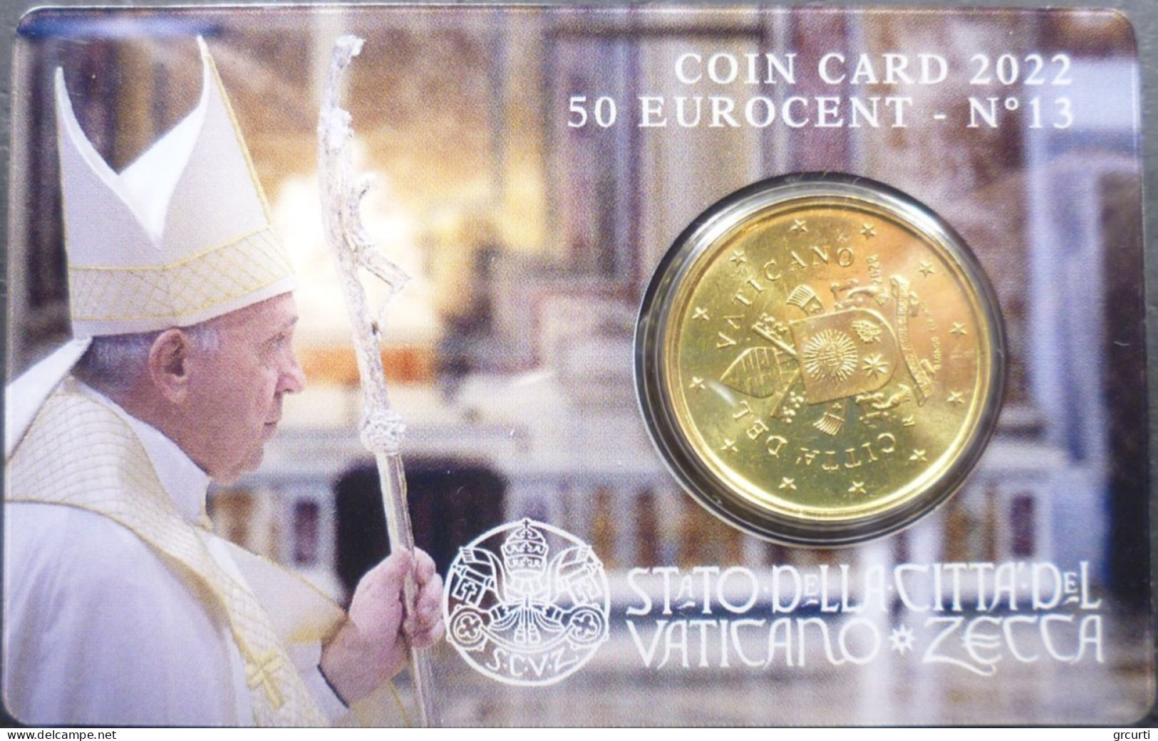 Vaticano - 50 Centesimi 2022 - Coincard N. 13 - UC# 6 - Vaticano