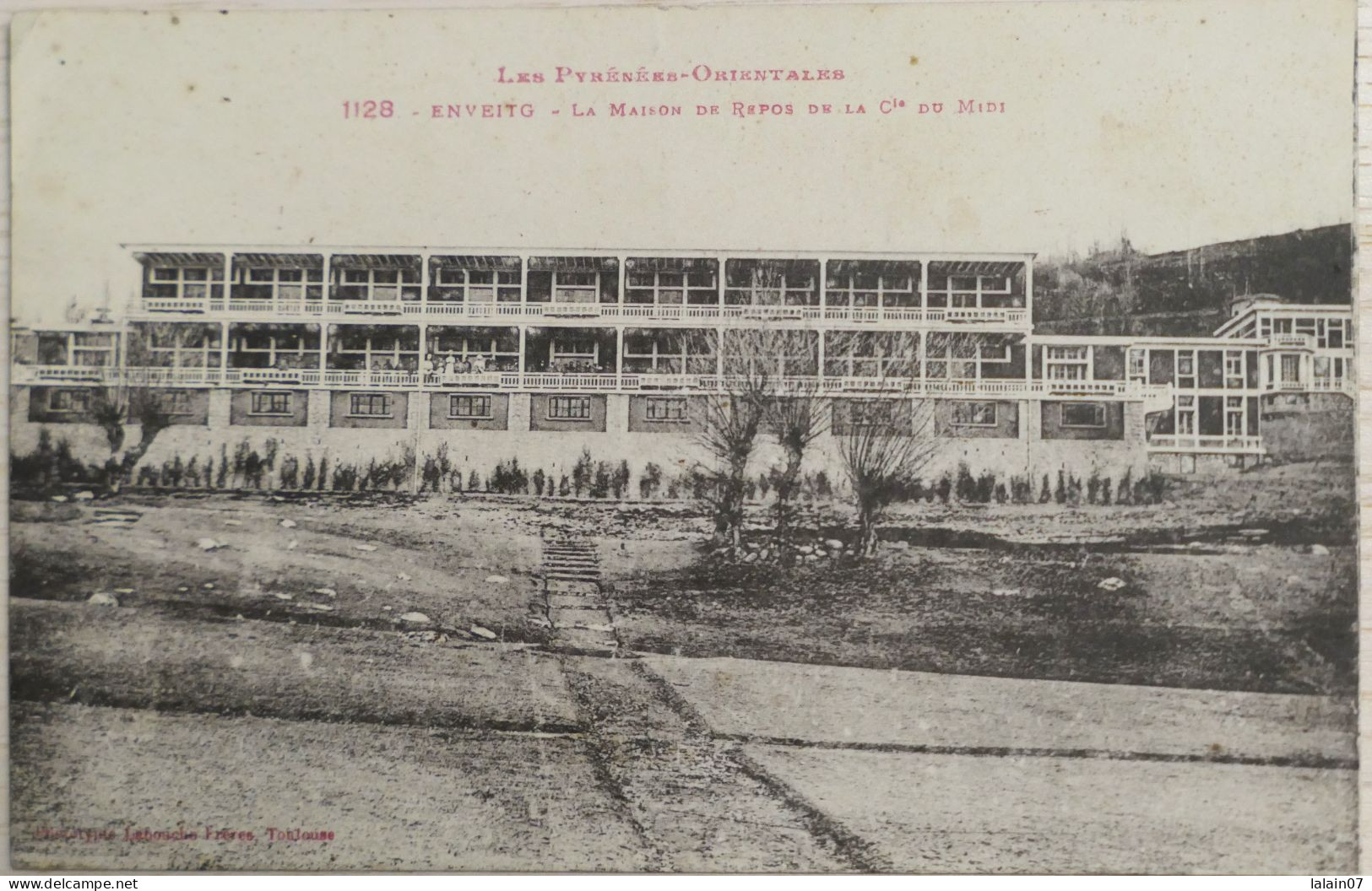 C. P. A. : 66 : ENVEITG : La Maison De Repos De La Cie Du Midi, En 1932 - Autres & Non Classés