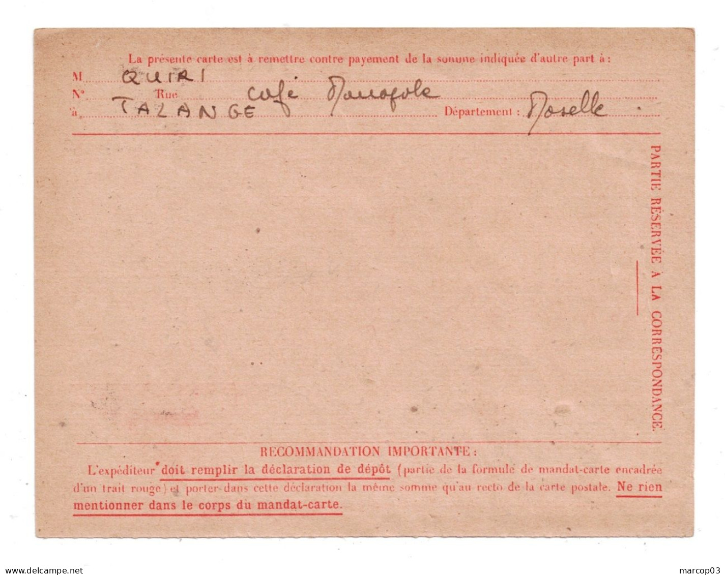 France N° 976 X 2 Sur Carte Postale CCP Moulins Les Metz 20/11/1954 TTB - 1921-1960: Periodo Moderno