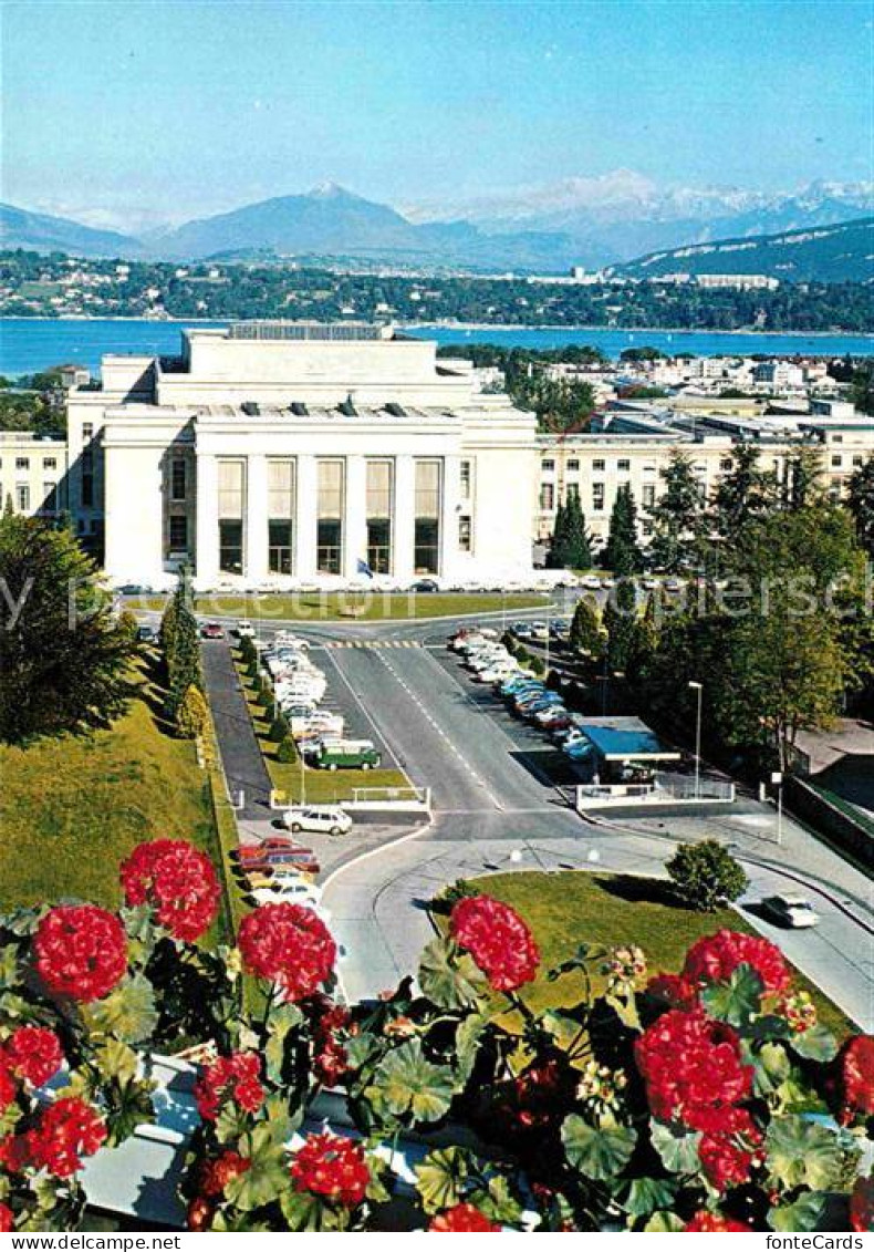 12764129 Geneve GE Palais Des Nations Lac Leman Et Le Mont Blanc Geneve - Autres & Non Classés