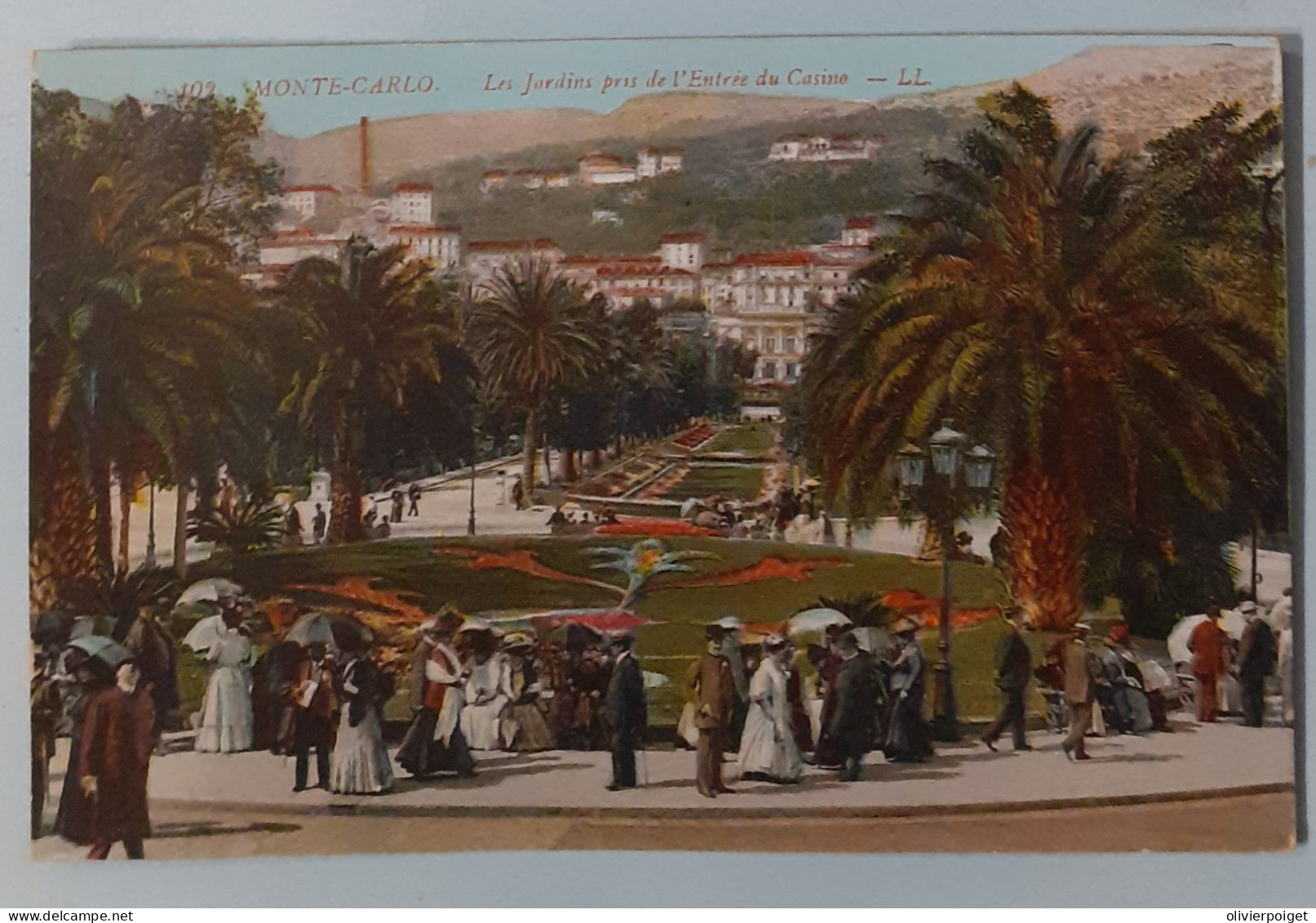 Monte-Carlo - Les Jardins Pris De L'entrée Du Casino - Unclassified