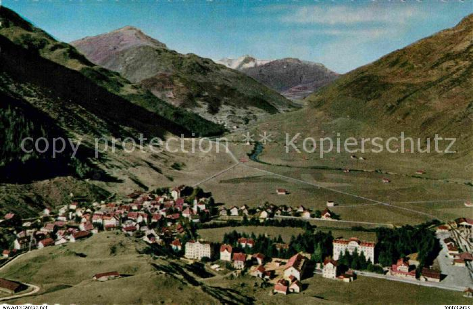 12762777 Andermatt Panorama Blick Gegen Die Furka Andermatt - Other & Unclassified