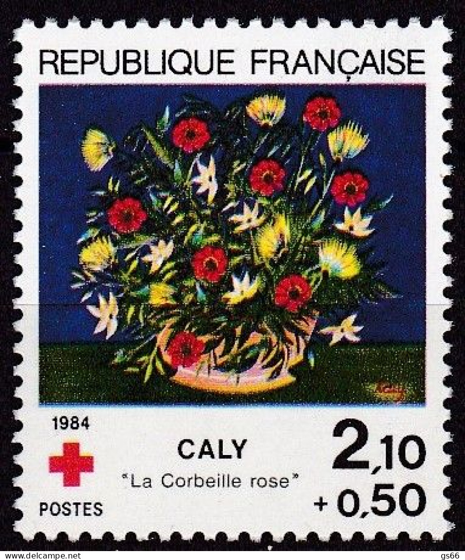 Frankreich, 1984, Mi.Nr. 2473, MNH **,  Rotes Kreuz.   Croix-Rouge. - Ongebruikt