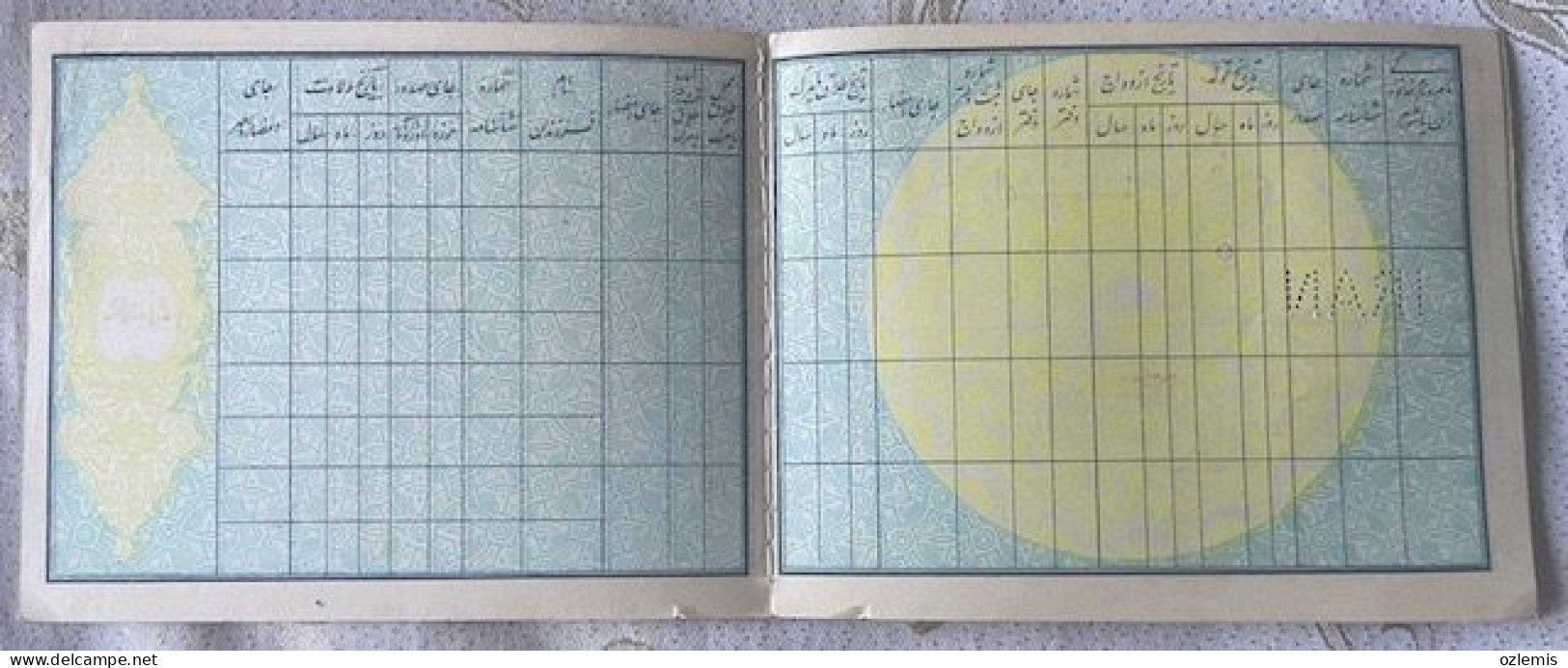 IRAN ,PASSPORT ,USED ,1932 ,6 PAGES ,VISA AND FISCALS - Sammlungen