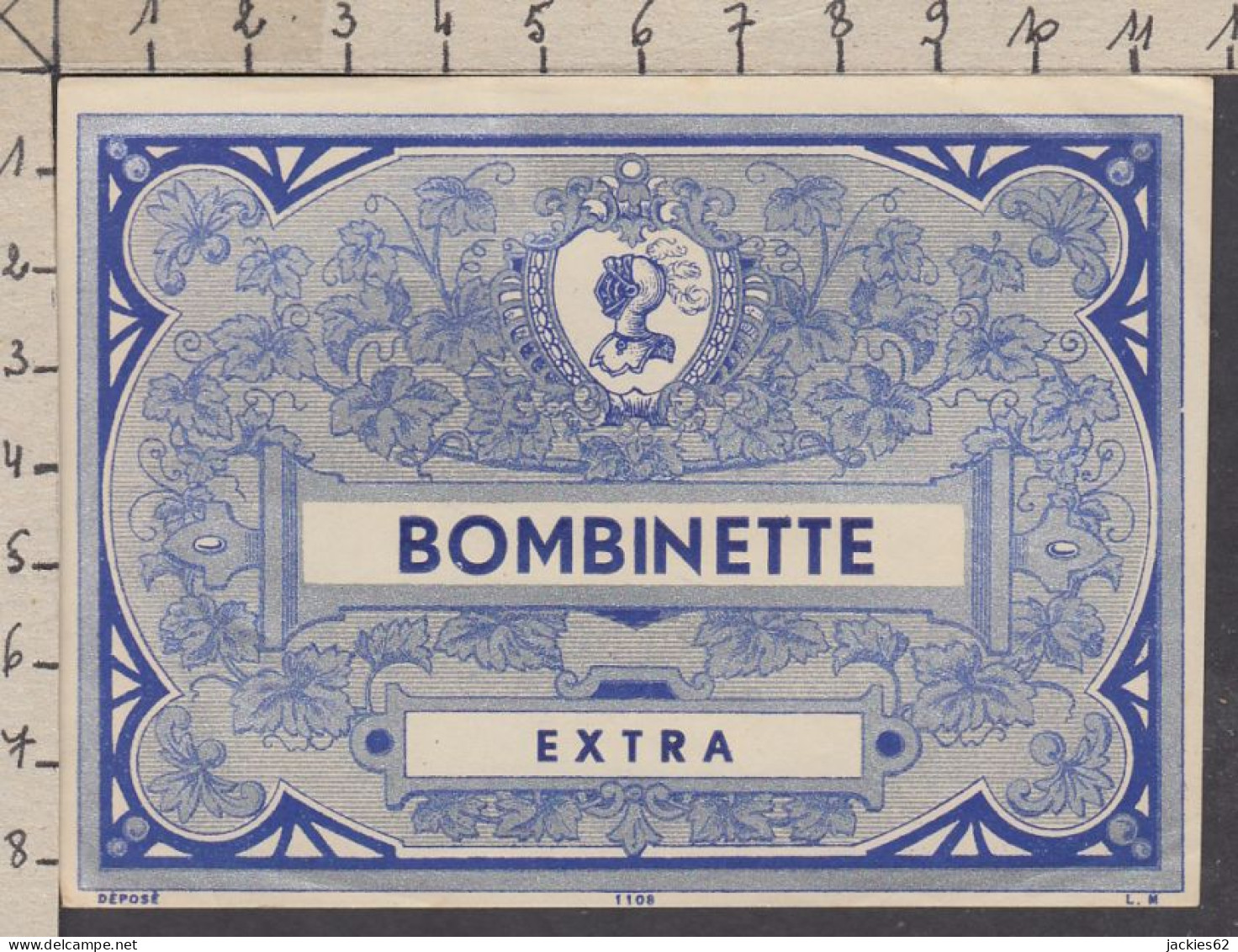 128866/ Etiquette De Boisson *BOMBINETTE EXTRA* - Publicités