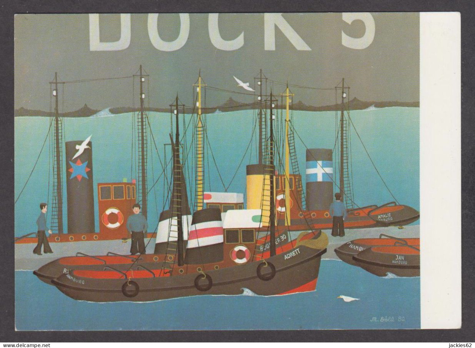 PS129/ Manfred SOHL, *Dock 5* - Malerei & Gemälde
