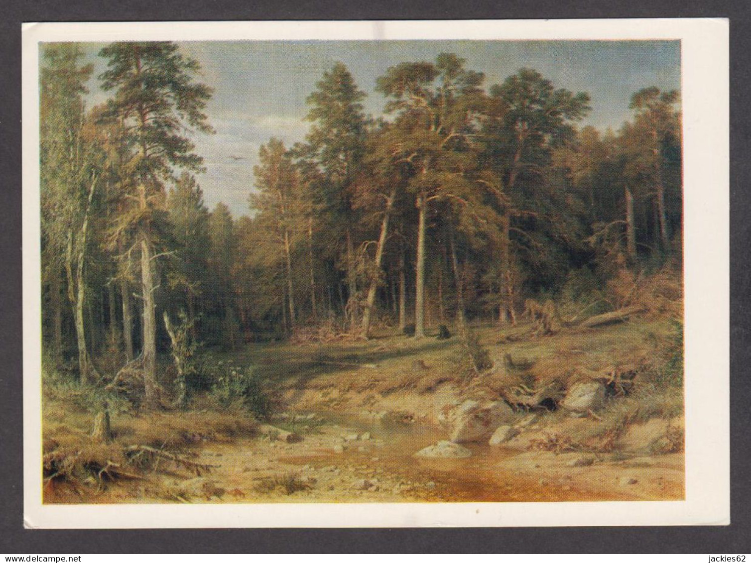 PS117/ Ivan Ivanovich SHISHKIN, *Pine Forest In Viatka Province* - Peintures & Tableaux