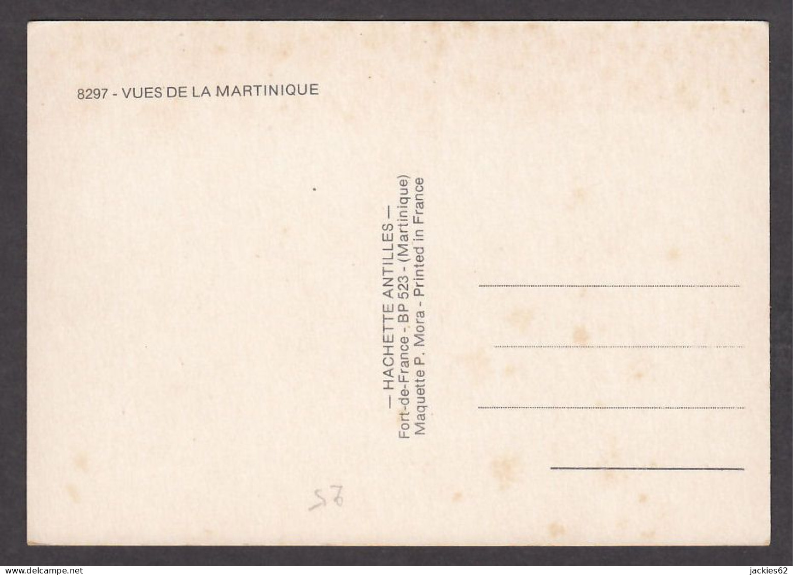 103787/ Martinique, Souvenir De - Sonstige & Ohne Zuordnung