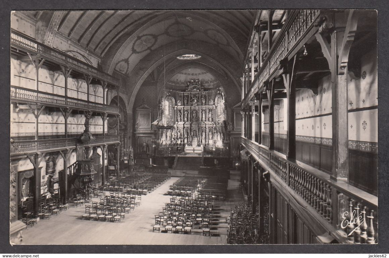 101902/ SAINT-JEAN-DE-LUZ, Eglise, Intérieur - Saint Jean De Luz