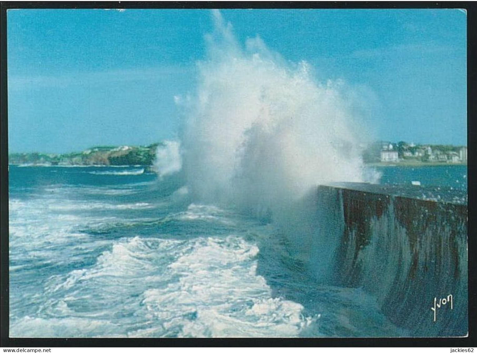 086964/ SAINT-JEAN-DE-LUZ, Effet De Vague Sur La Digue De Socoa - Saint Jean De Luz