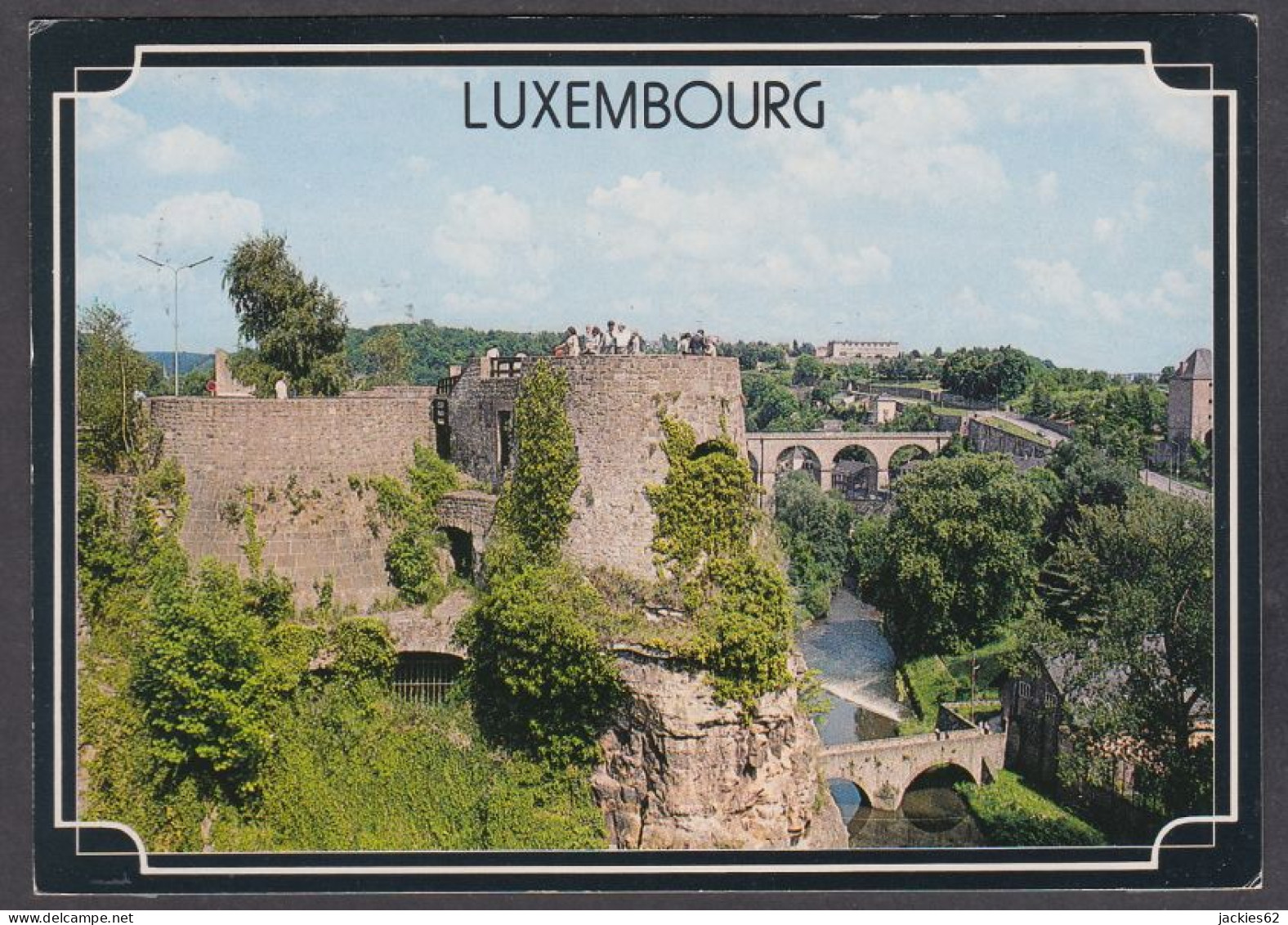 125103/ LUXEMBOURG, Vestiges Des Fortifications Du Château Des Comtes Et Ducs De Luxembourg - Luxemburg - Town