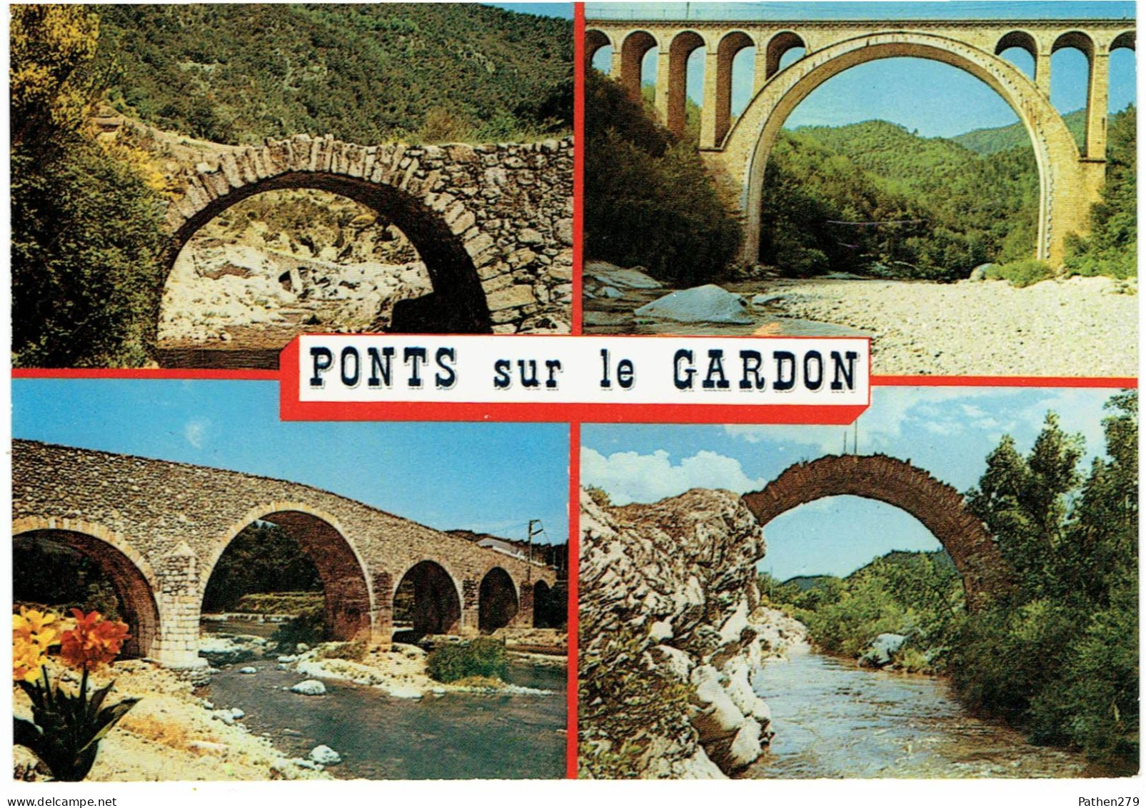 CPM FRANCE 00 REGIONS CEVENNES - Ponts Sur Le Gardon - Multivues - Languedoc-Roussillon